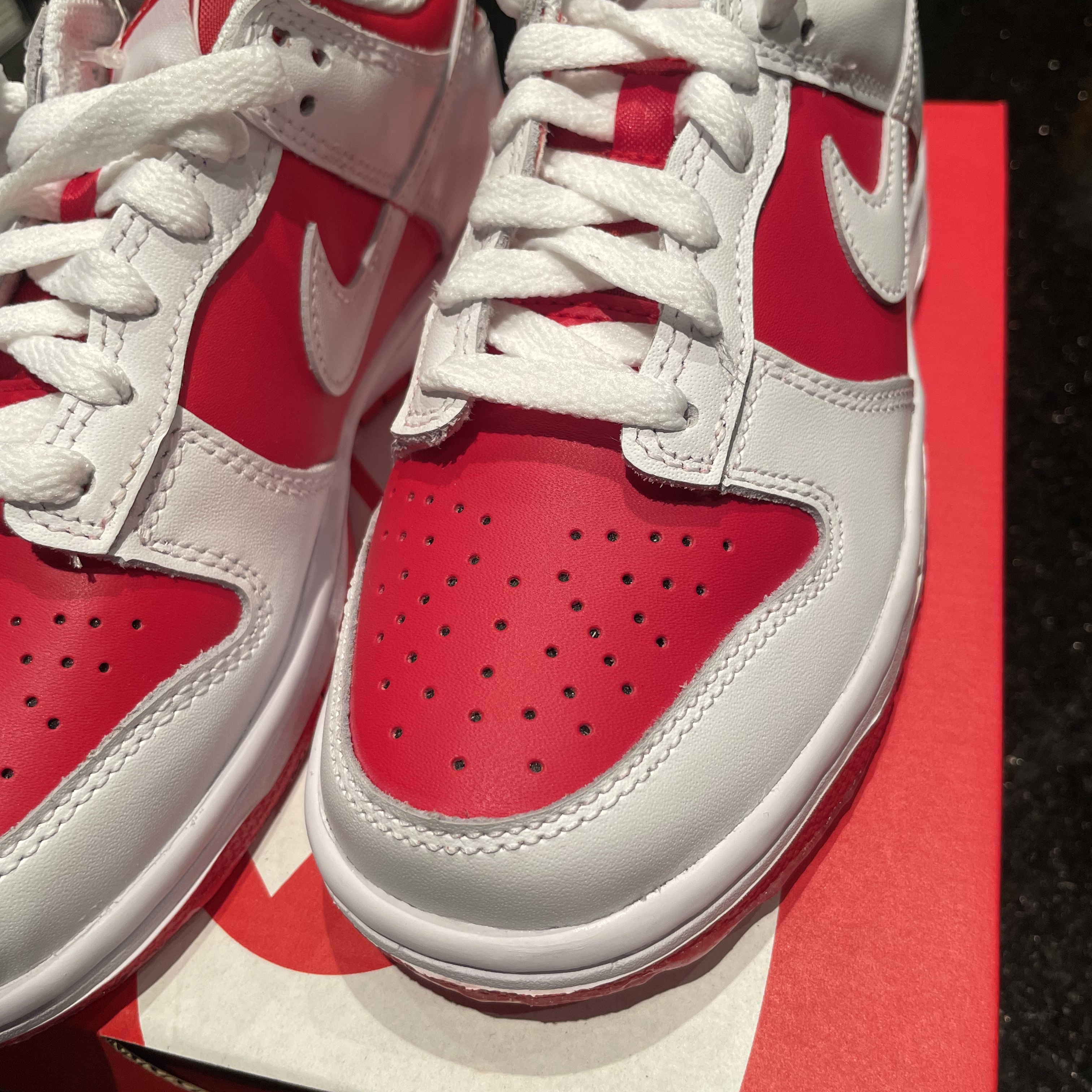 (GS) Nike Dunk Low Retro Championship Red 착용 스타일