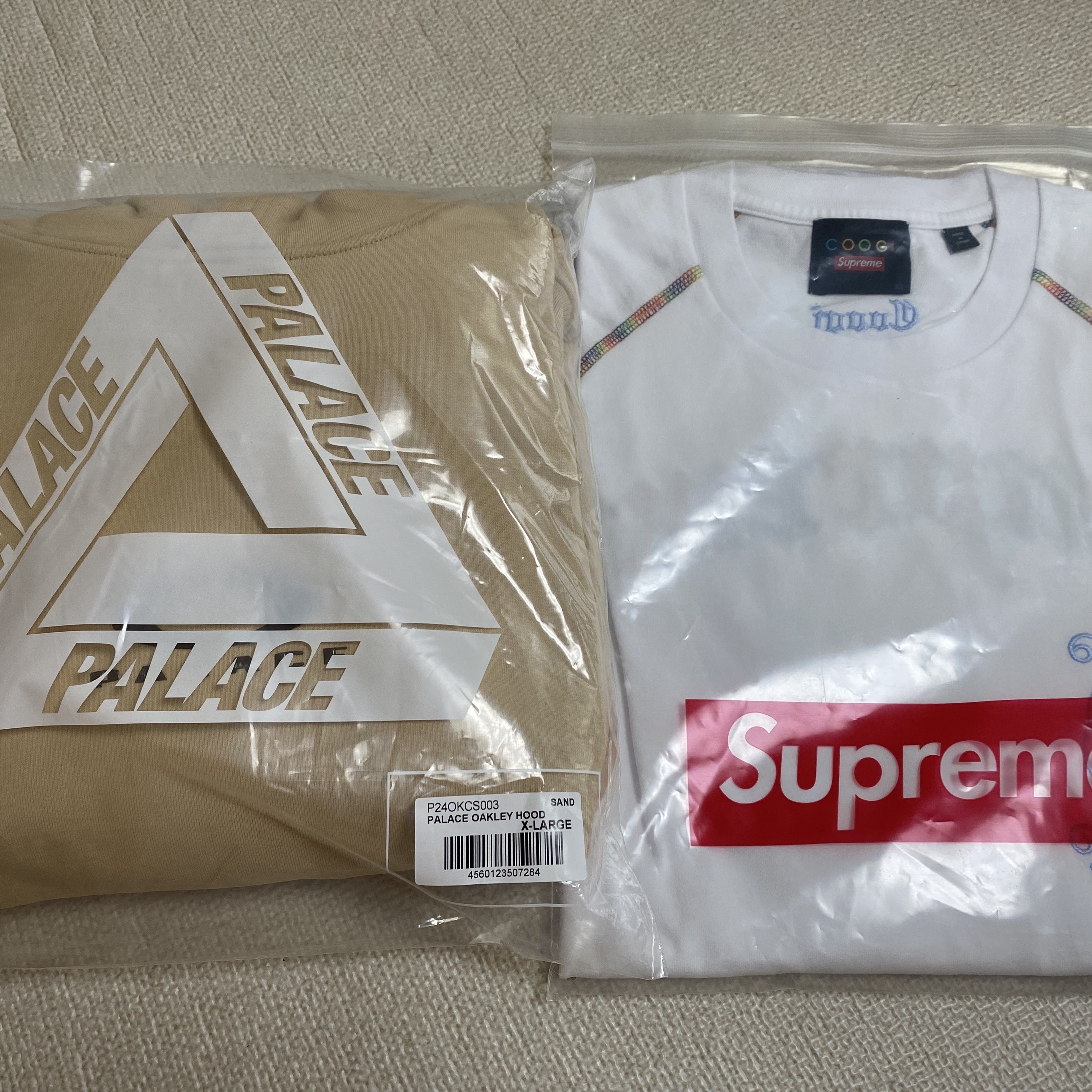 新商品 PALACE OAKLEY HOOD SAND SIZE L barrynobles.com