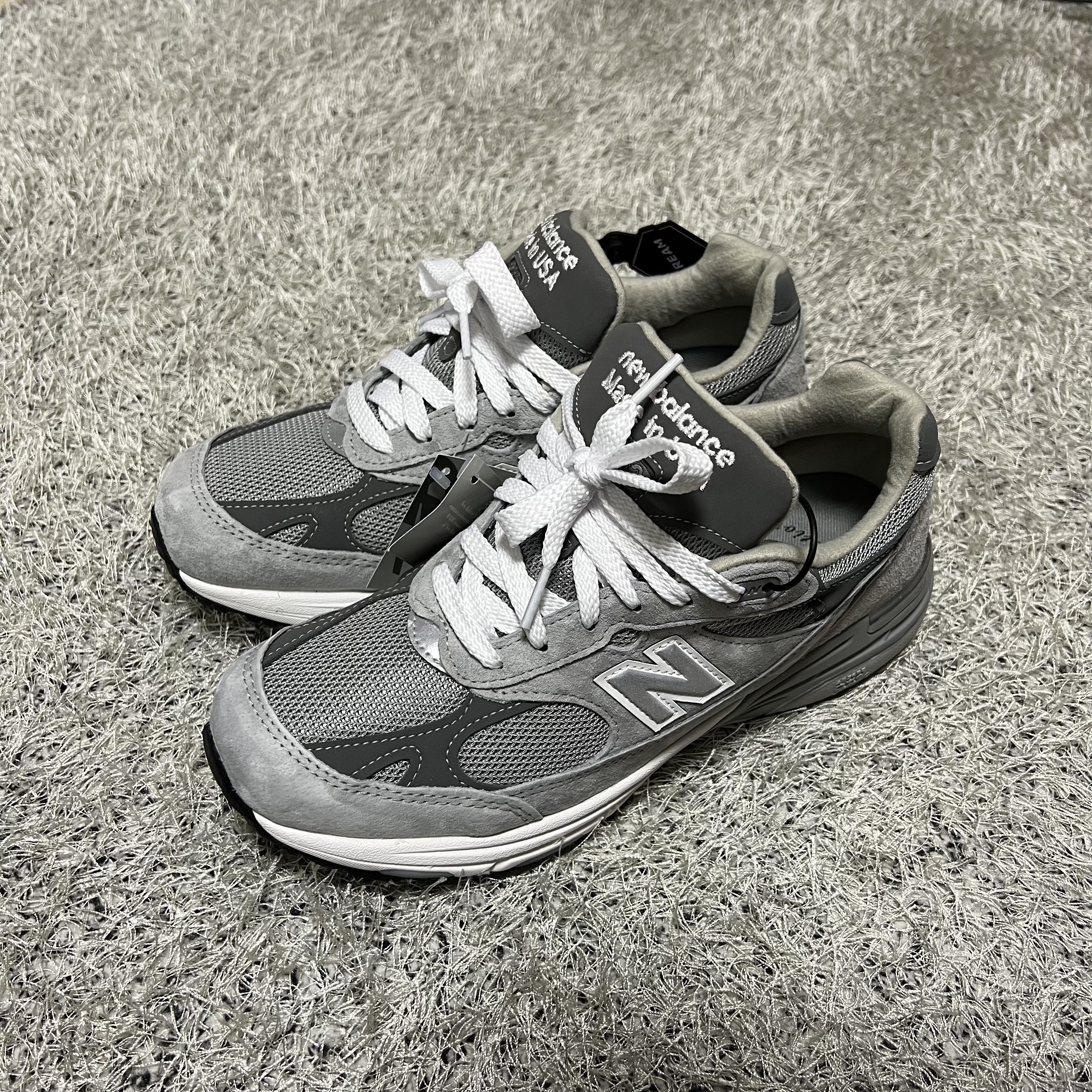 New Balance 993 Made in USA Grey - D Standard 착용 스타일
