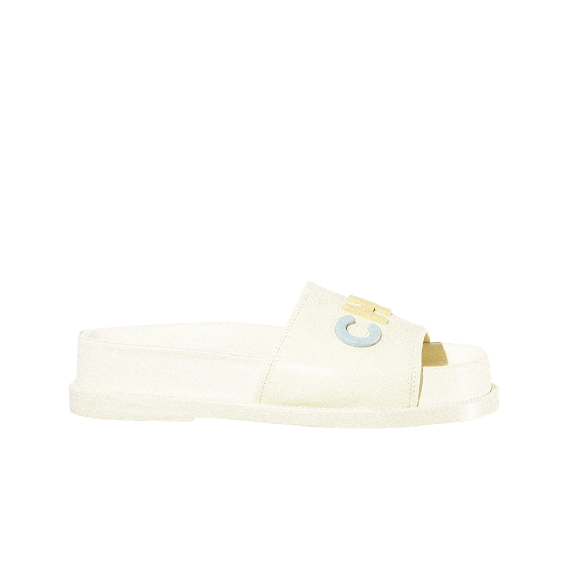 G38933-X56443-K3919 (W) Chanel Mules Lambskin & Ivory Multicolor