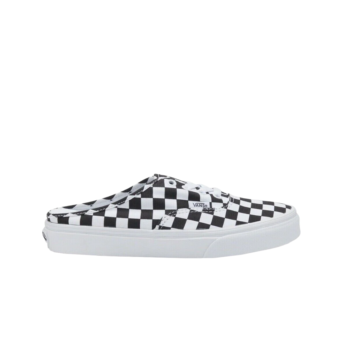 반스 어센틱 뮬 체커보드 블랙 트루 화이트(Vans Authentic Mule Checkerboard Black True White) - 1