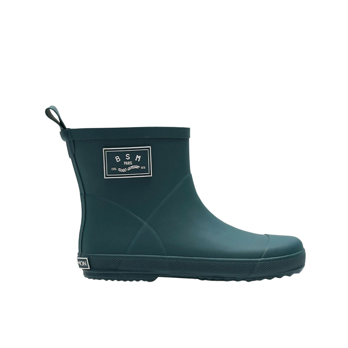 (W) 벤시몽 BSM 레인 부츠 로우 포레스트 그린((W) Bensimon BSM Rain Boots Low Forest Green)