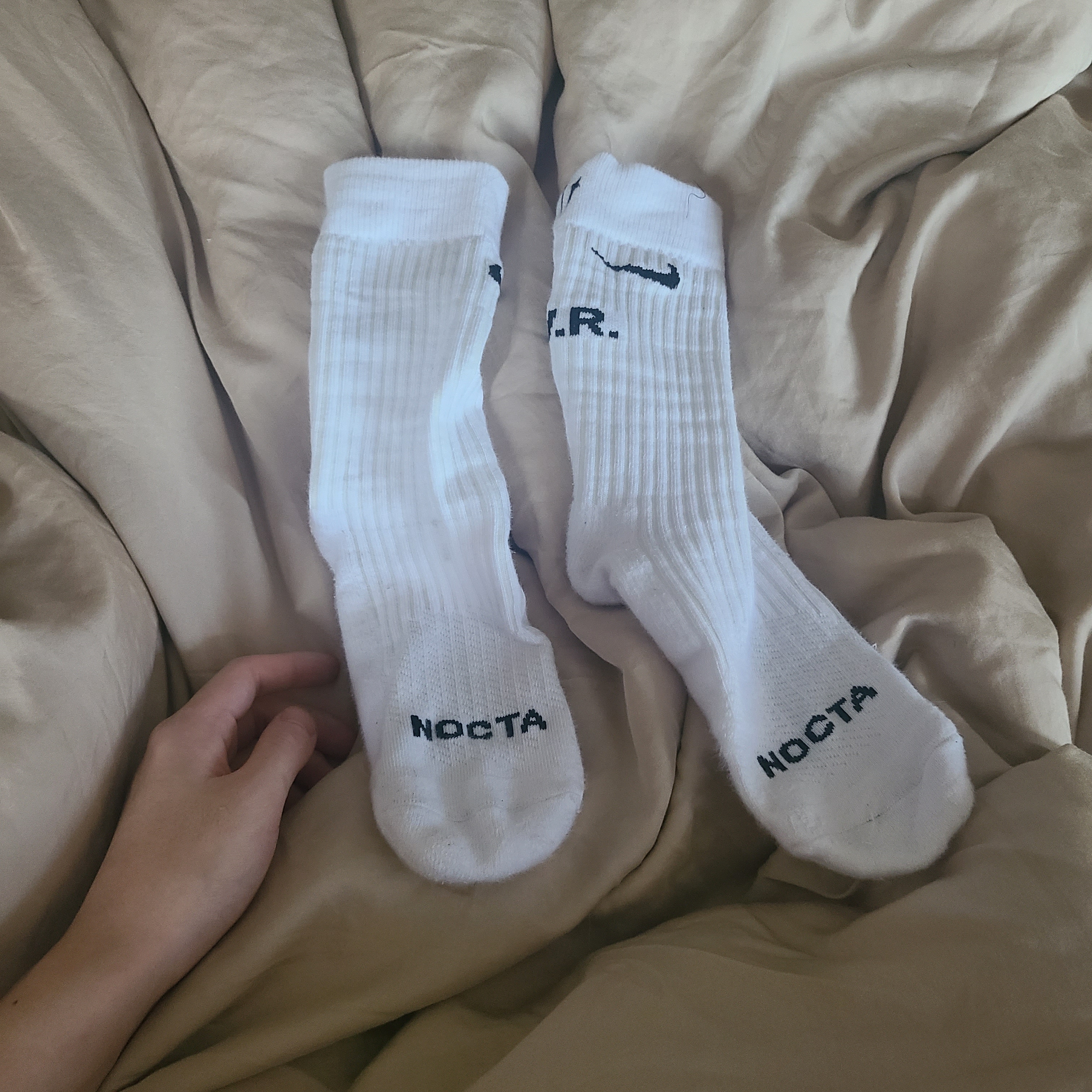 Nike x Drake Nocta Socks White (3 Pack) 착용 스타일