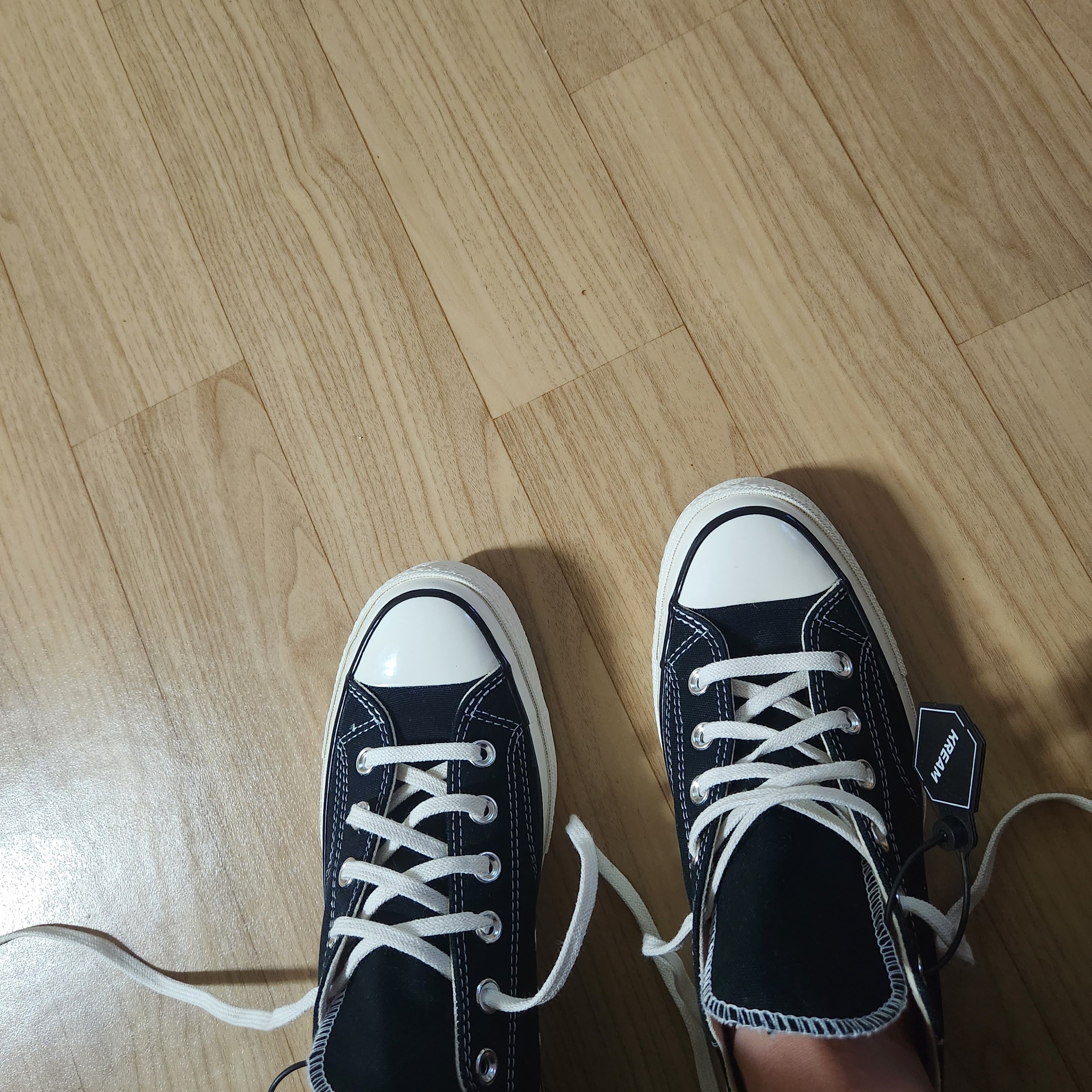 Converse Chuck 70 Ox Black - Standard 착용 스타일