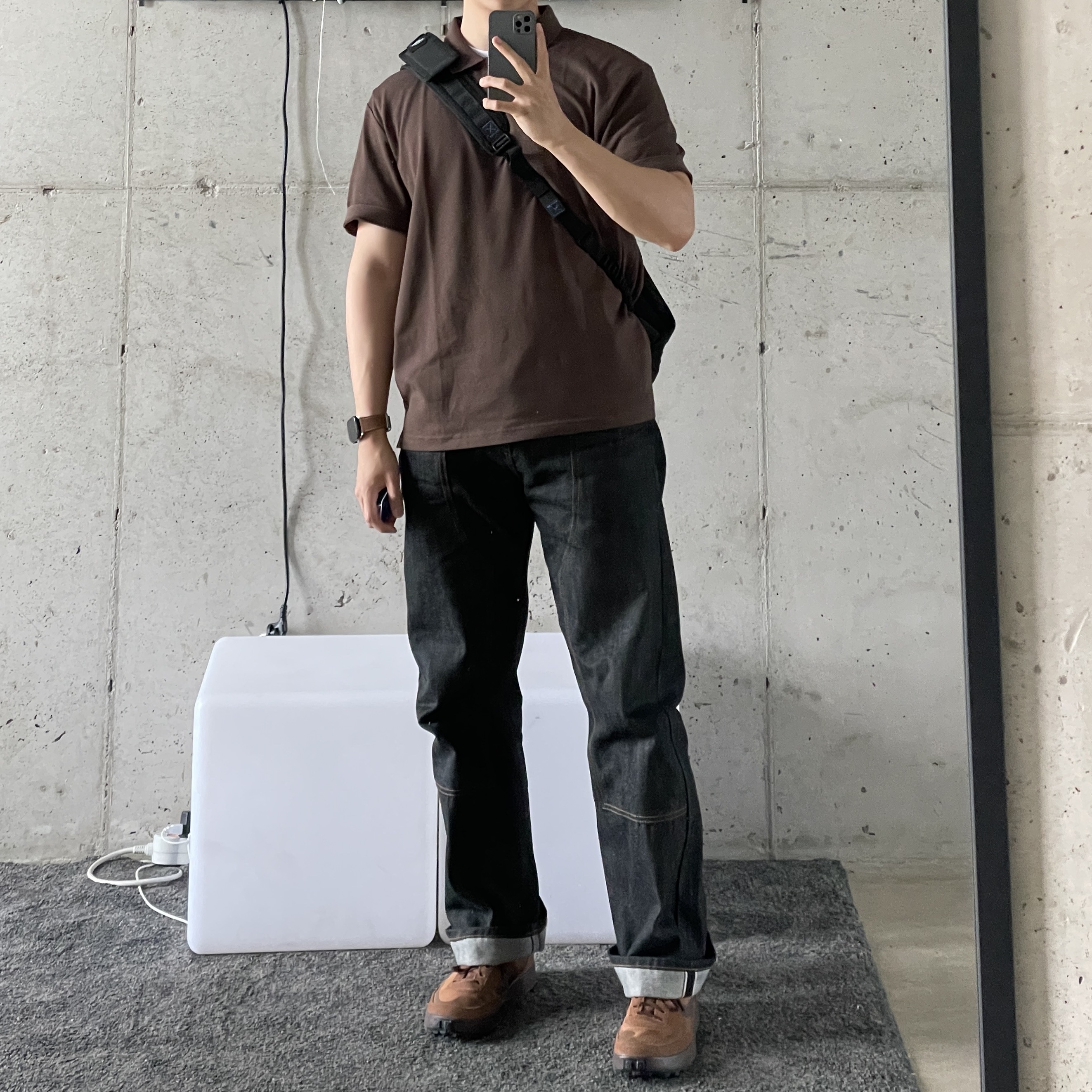 Nike x Tom Sachs General Purpose Shoe Brown 착용 스타일 - 1