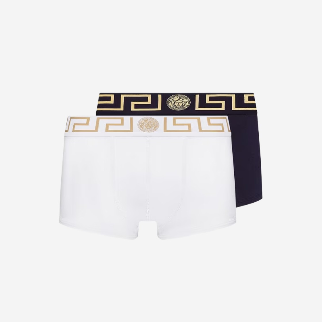 Versace Greca Border Trunks White Blue (2 Pack) 상세 이미지 1