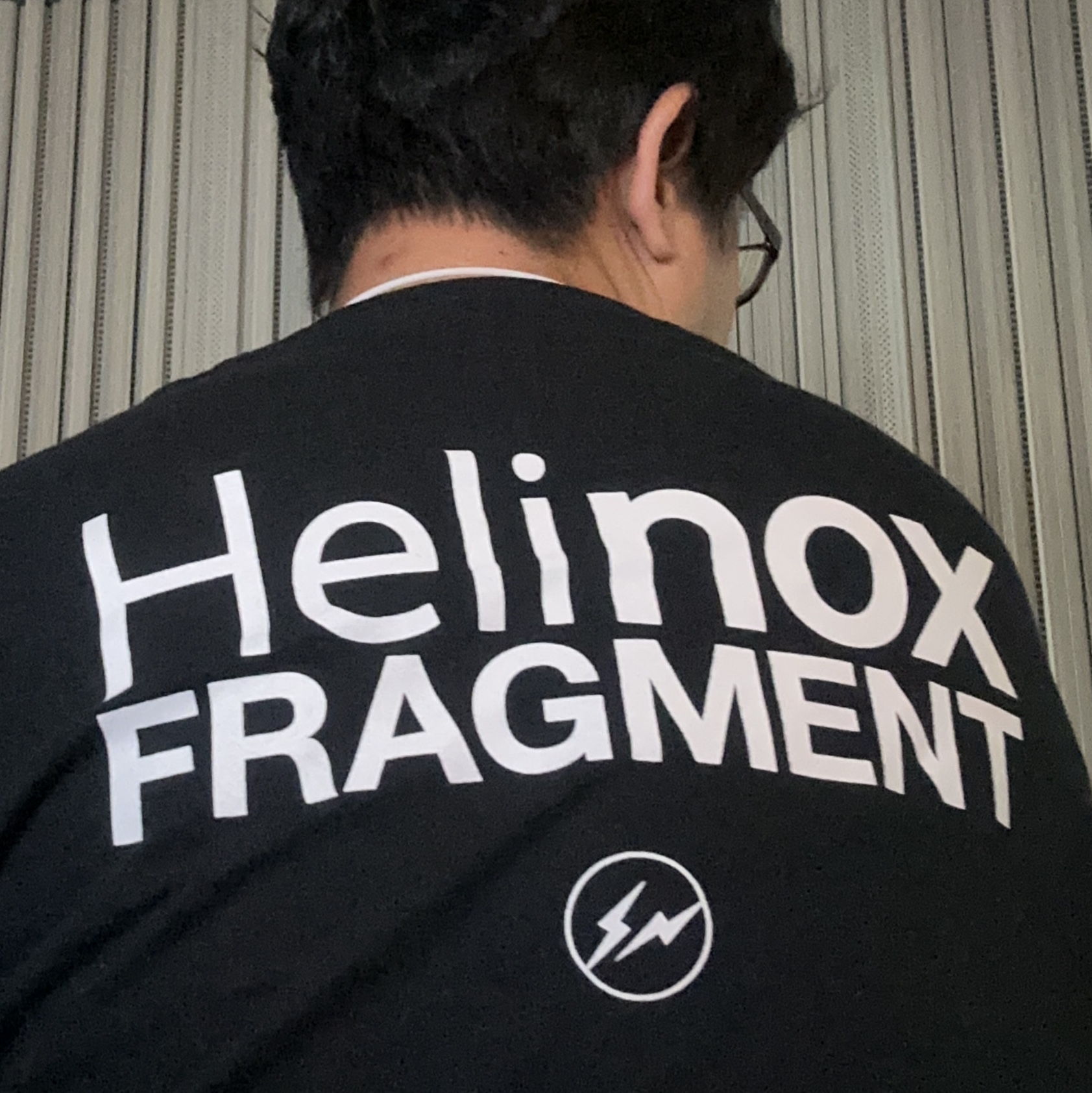 Helinox x Fragment Design T-Shirt Black 착용 스타일