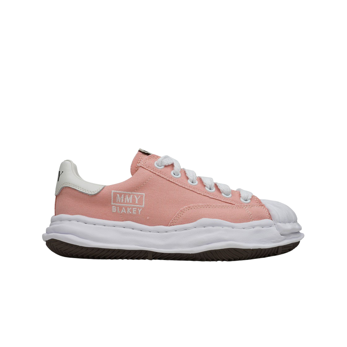 메종 미하라 야스히로 블레이키 OG 솔 캔버스 로우탑 스니커즈 핑크(Maison Mihara Yasuhiro Blakey OG Sole Canvas Low-top Sneakers Pink)