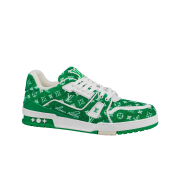 Louis Vuitton LV Trainer Sneakers Monogram Textile Green