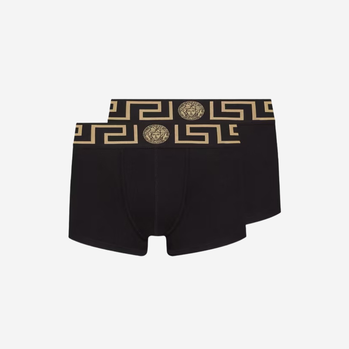 Versace Greca Border Trunks Black (2 Pack) 상세 이미지 1