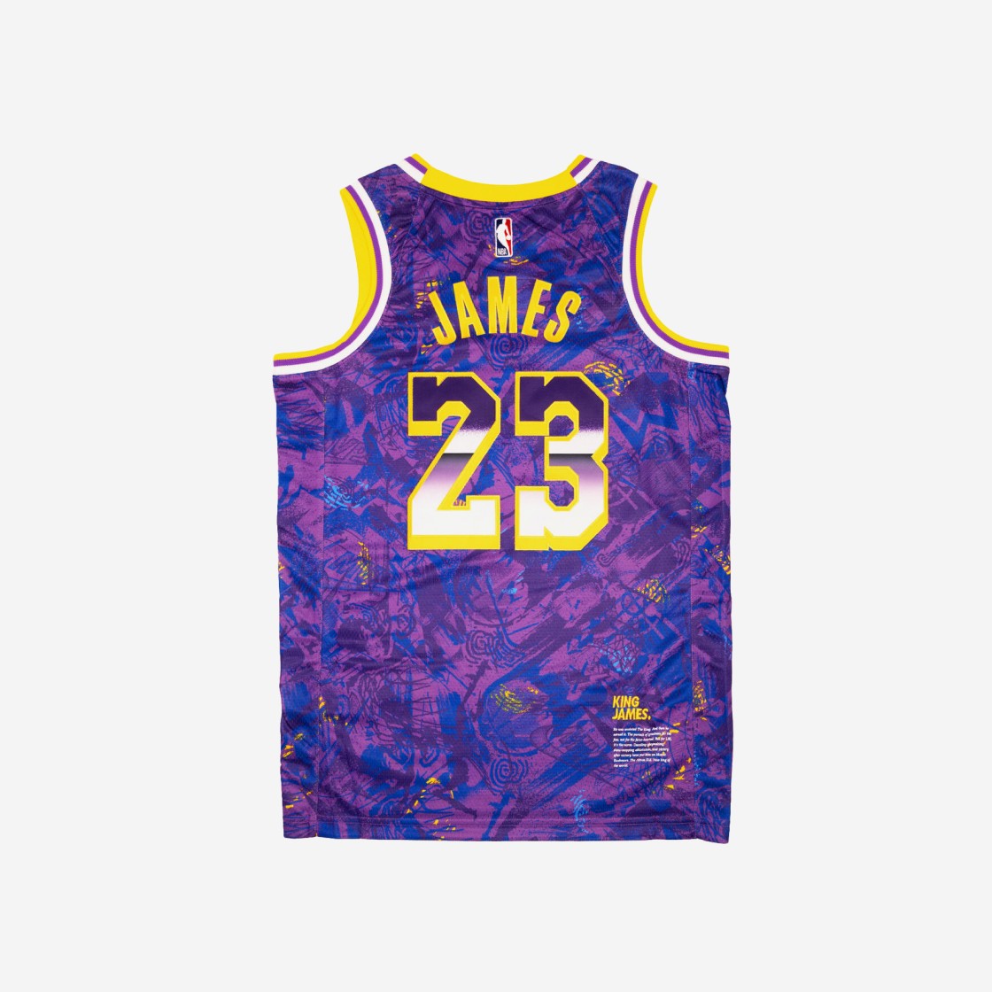 Nike LeBron James LA Lakers Seleted Edition Jersey Purple 상세 이미지 2