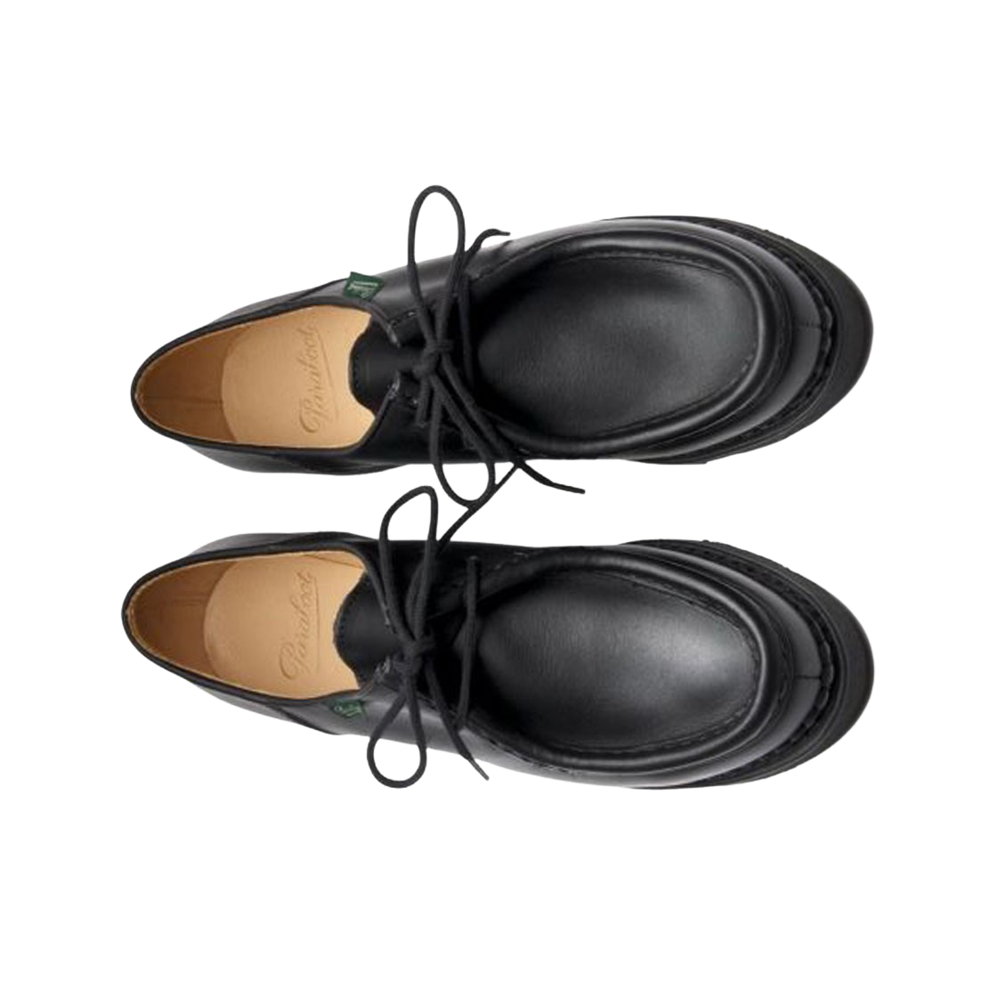 (W) 파라부트 미카엘 그리프 블랙 플레인 레더((W) Paraboot Michael Griff Black Plained Leather) - 2