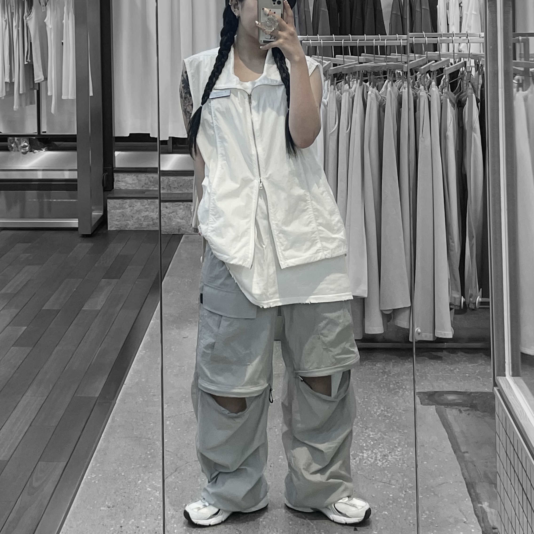 New Balance 530 White 착용 스타일