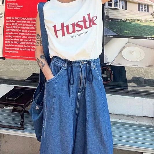 True Religion Hustle T-Shirt White, True Religion Hustle T-Shirt Melange Grey 착용 스타일