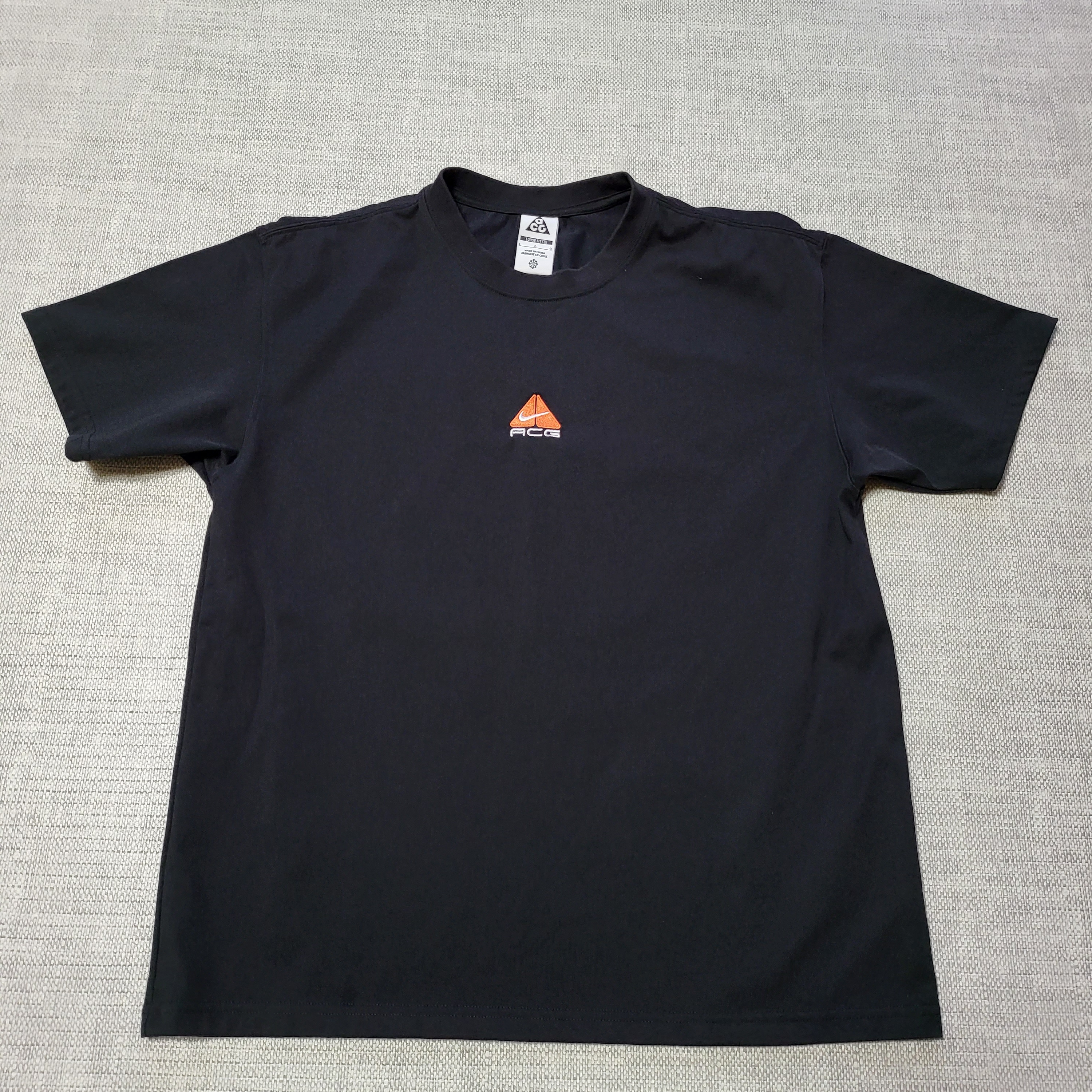 Nike ACG LBR Lungs T-Shirt Black - US/EU 착용 스타일
