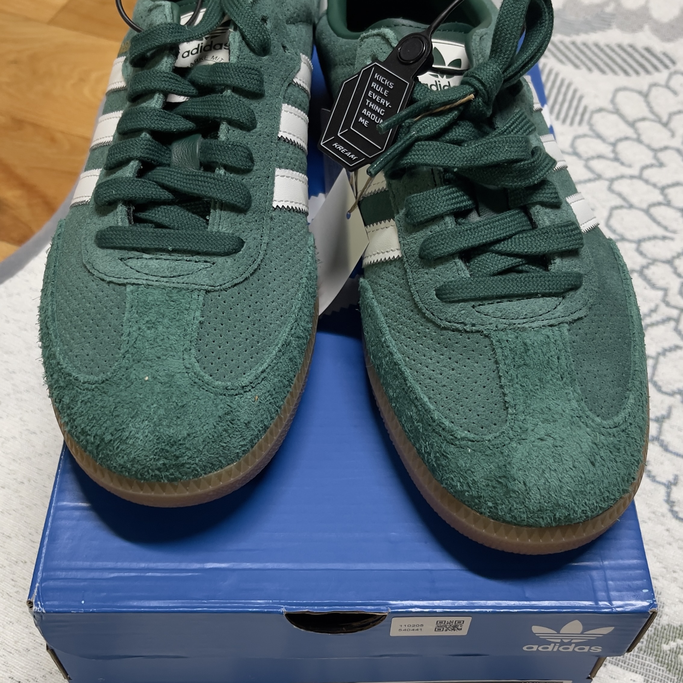 Adidas Samba OG Collegiate Green 착용 스타일