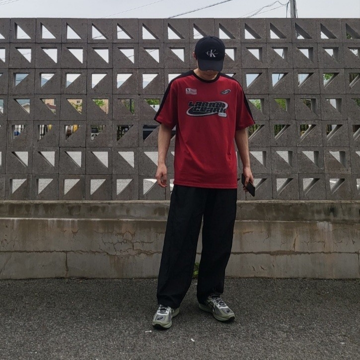 Asics Jog 100 S Sheet Rock - 2E Wide 착용 스타일