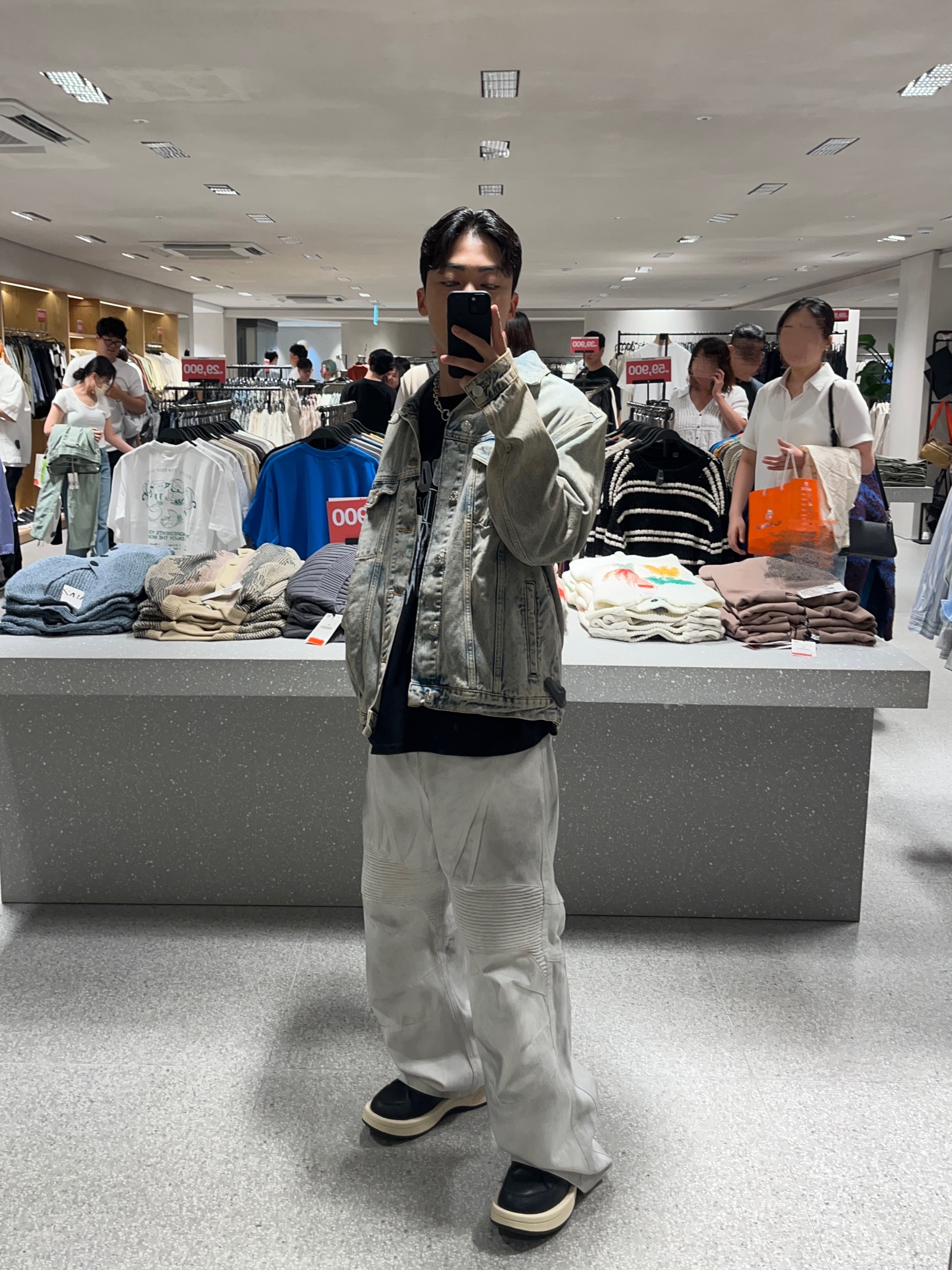 Converse x Drkshdw Turbowpn Black Cream 착용 스타일