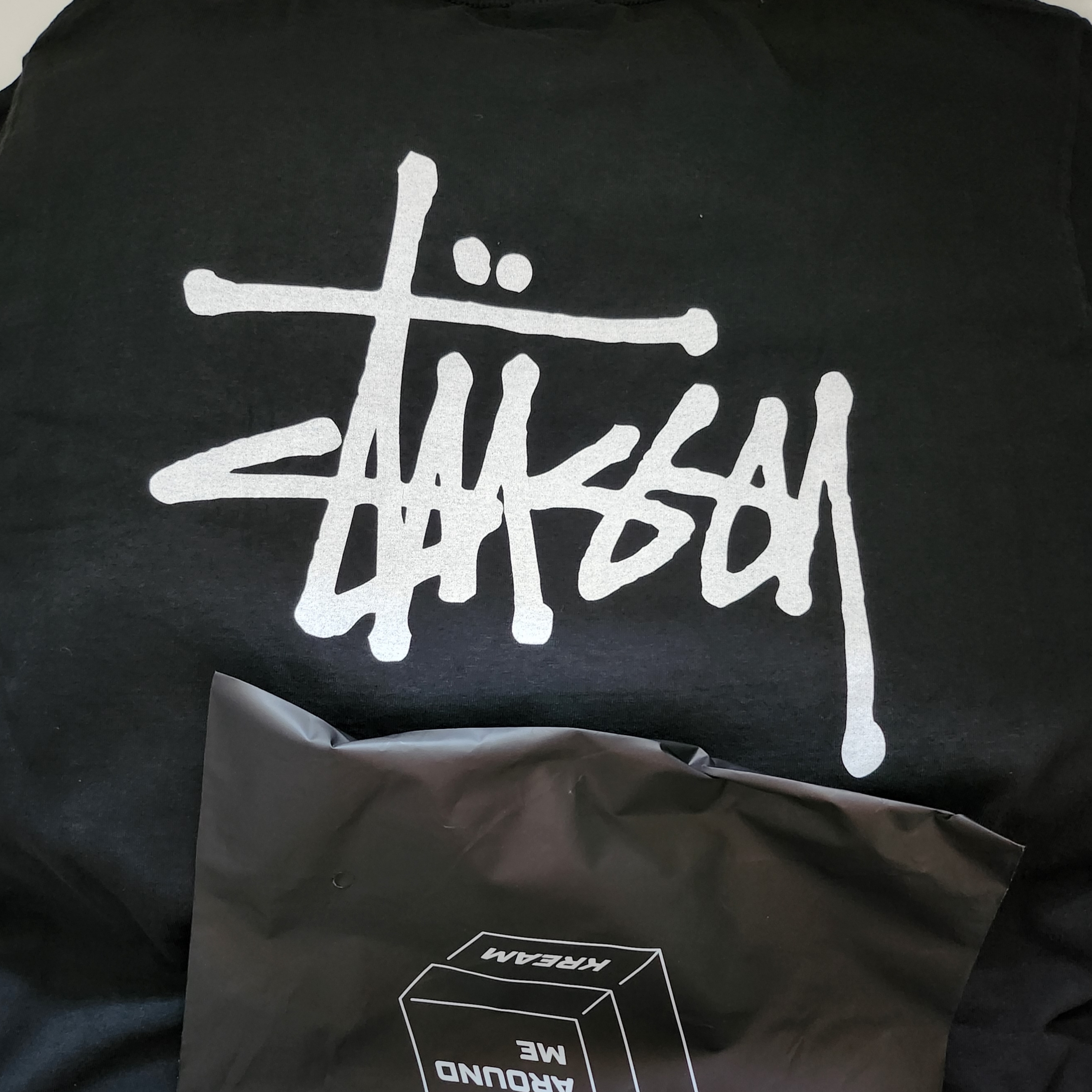 Stussy Basic Stussy Pigment Dyed T-Shirt Black 2022 착용 스타일