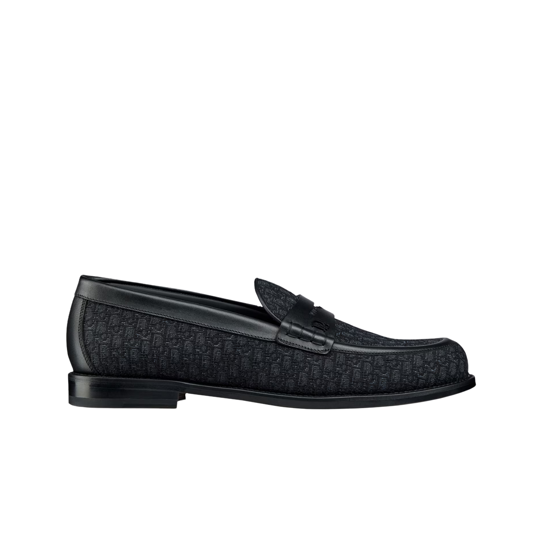 디올 에센셜 그랑빌 로퍼 블랙 디올 오블리크 자카드(Dior Essentials Granville Loafer Black Dior Oblique Jacquard) - 1