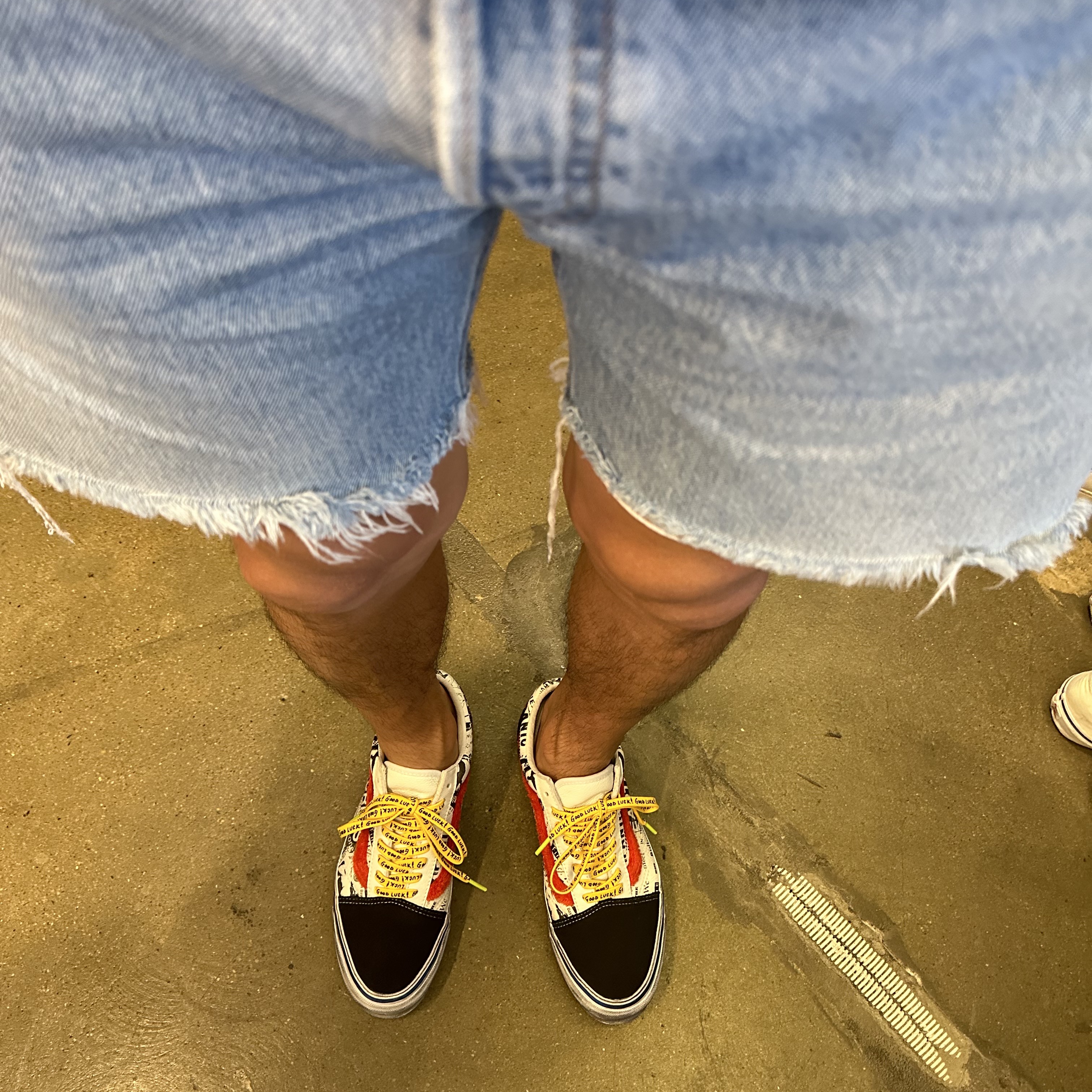 Vans Vault x Gallery Dept. OG Old Skool LX 착용 스타일