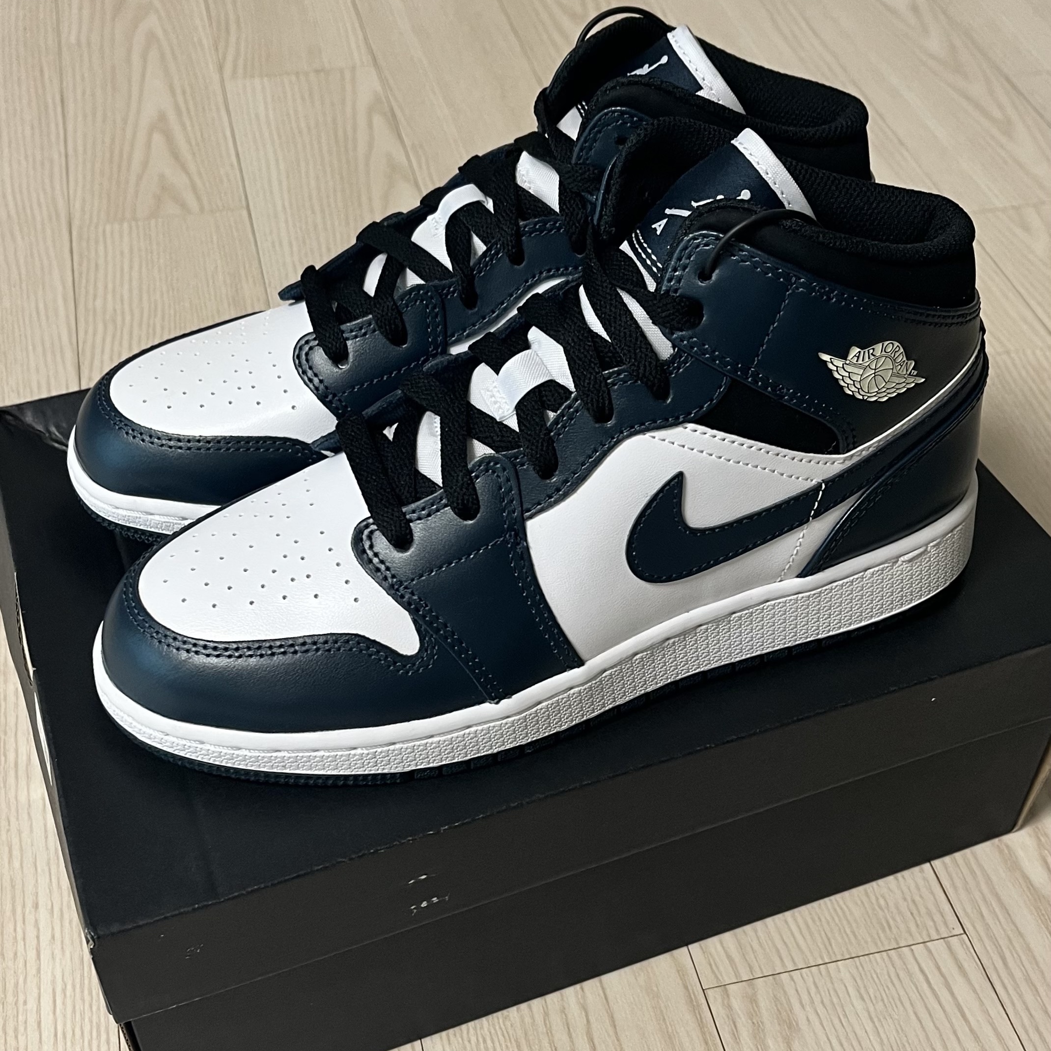 (GS) Jordan 1 Mid Dark Teal 착용 스타일 - 2