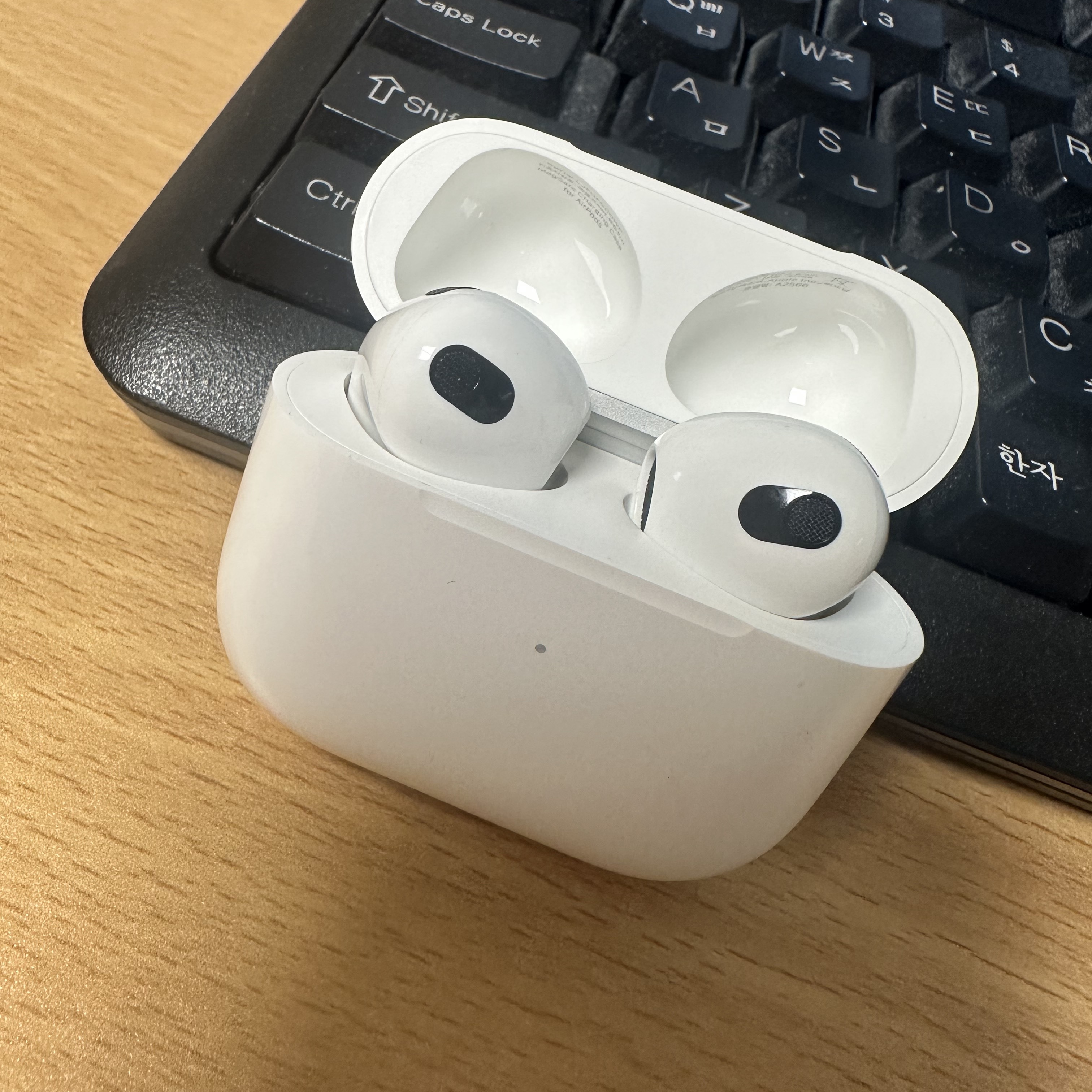 Apple Airpods 3rd Gen with MagSafe Charging Case (Korean Ver.) 착용 스타일 - 3