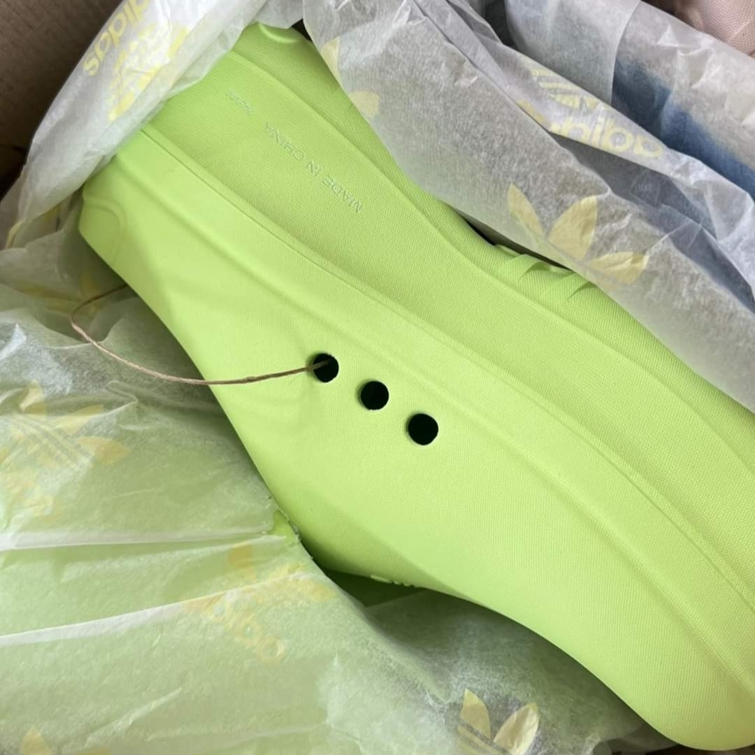 (W) Adidas Adifom Stan Smith Mule Lucid Lemon 착용 스타일