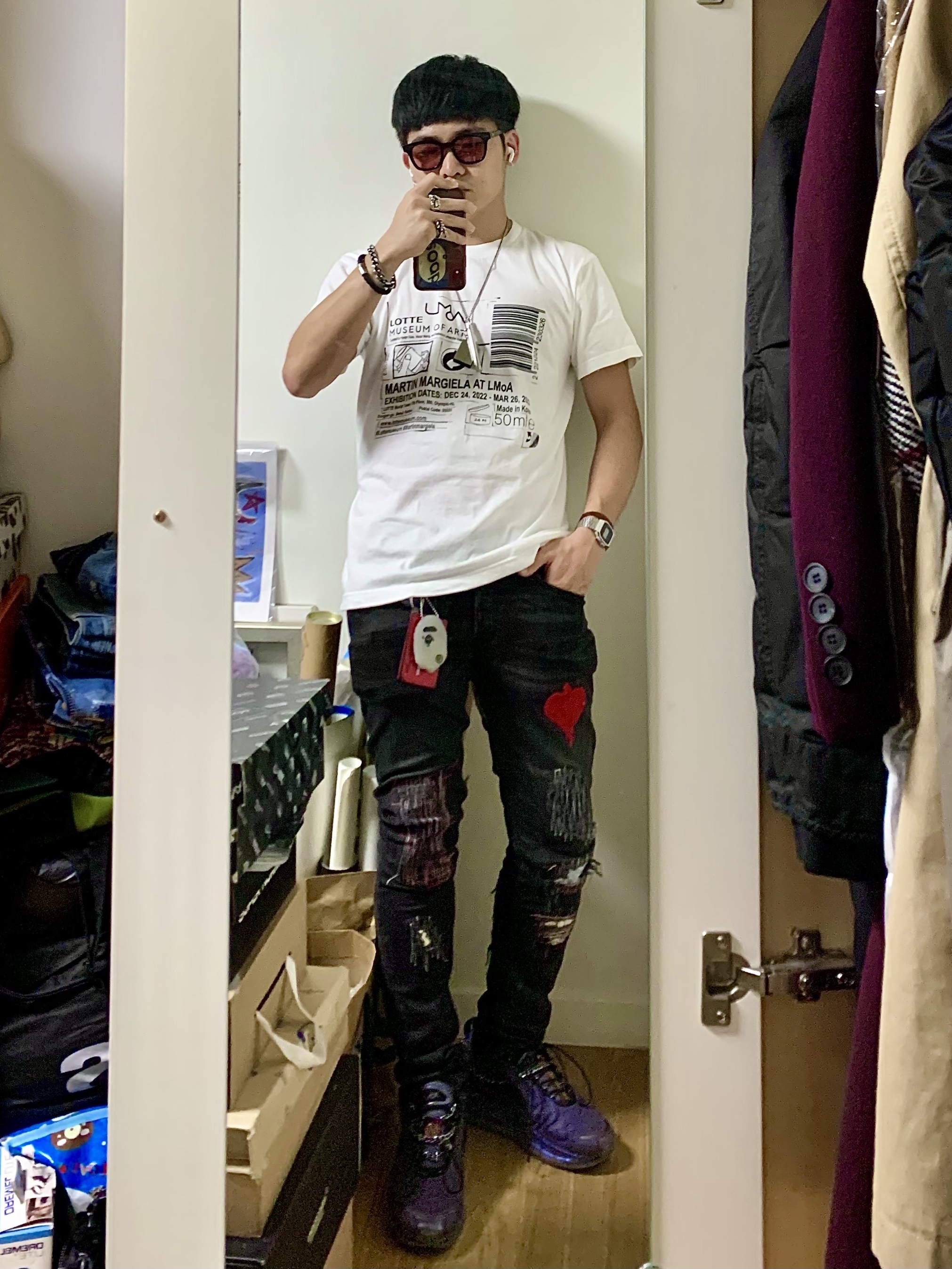 Nike Air Max 720 Northern Lights Night 착용 스타일 - 1