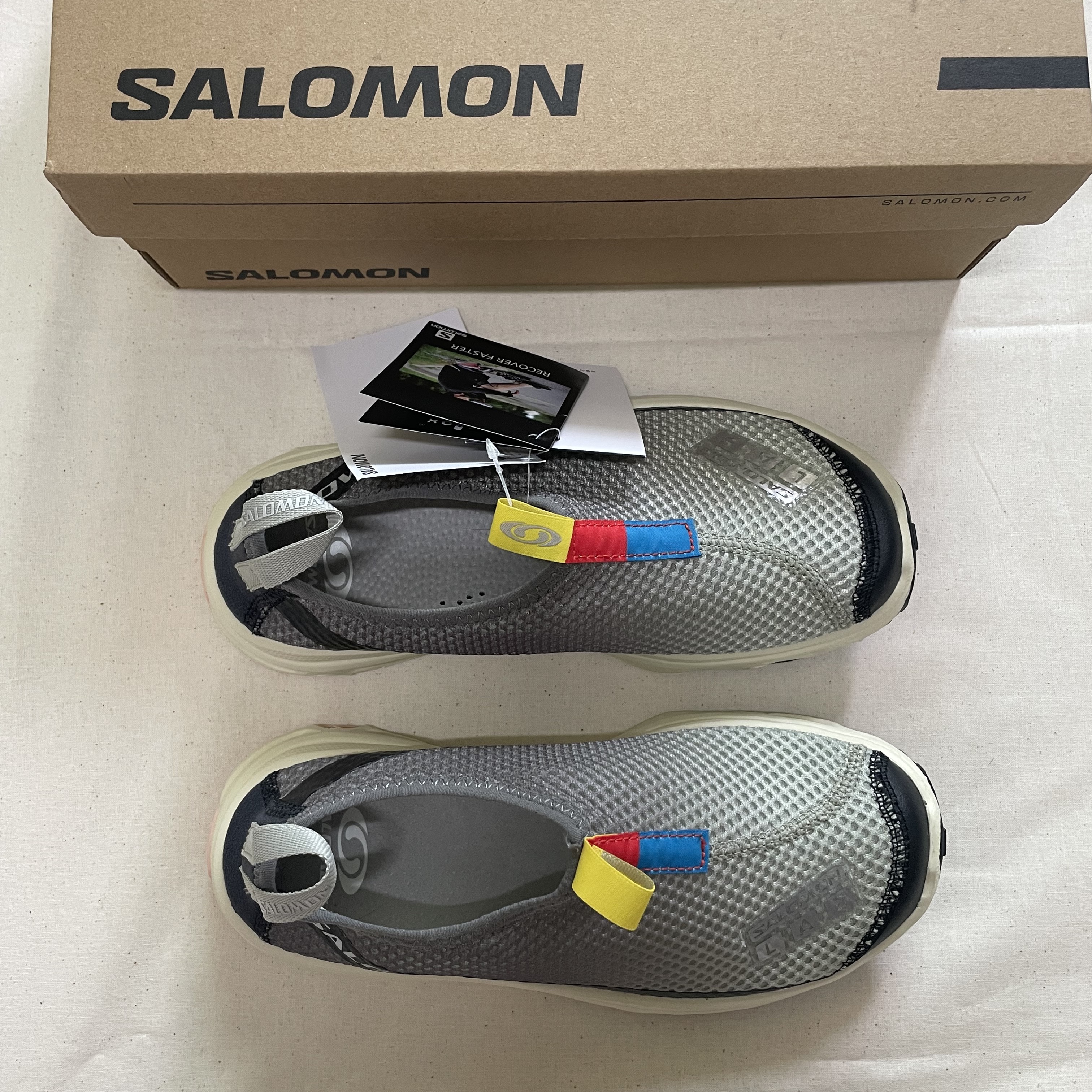 Salomon RX Moc 3.0 Pewter Desert 착용 스타일