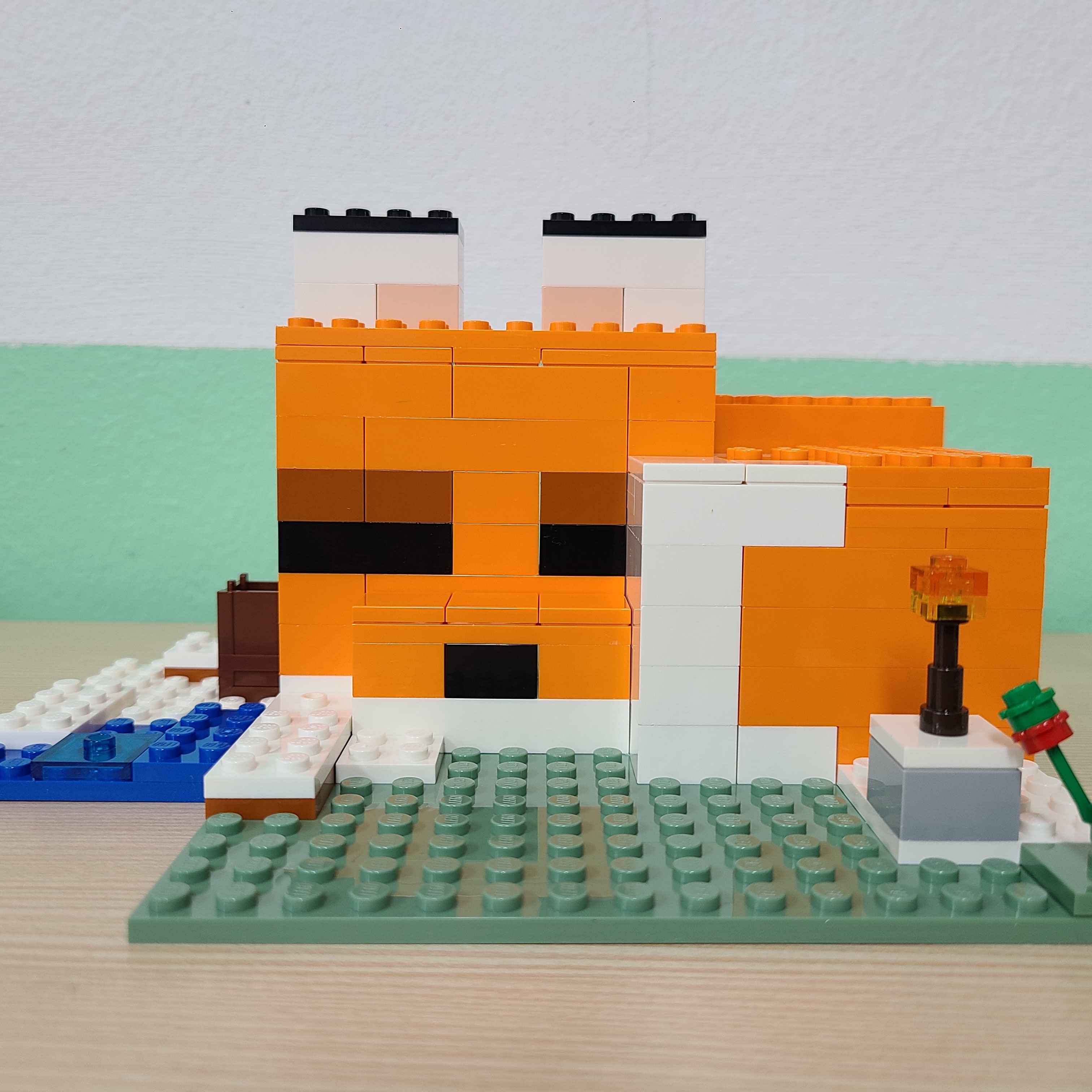 Lego Minecraft The Fox Lodge 착용 스타일 - 1