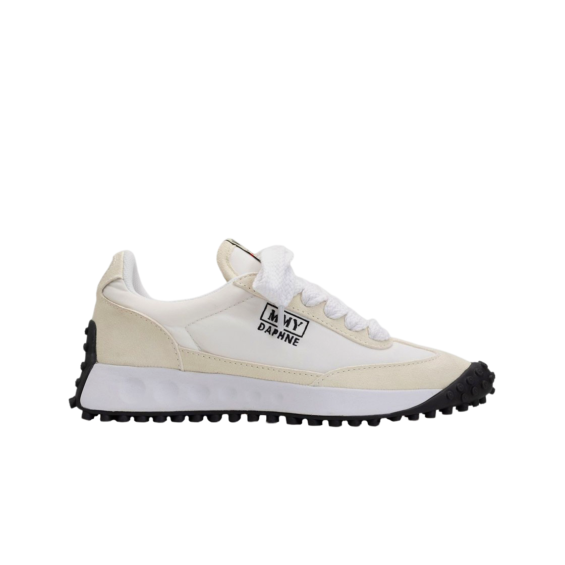메종 미하라 야스히로 다프네 OG 솔 멀티 머터리얼 로우탑 스니커즈 화이트(Maison Mihara Yasuhiro Daphne OG Sole Multi Material Low-top Sneakers White) - 1