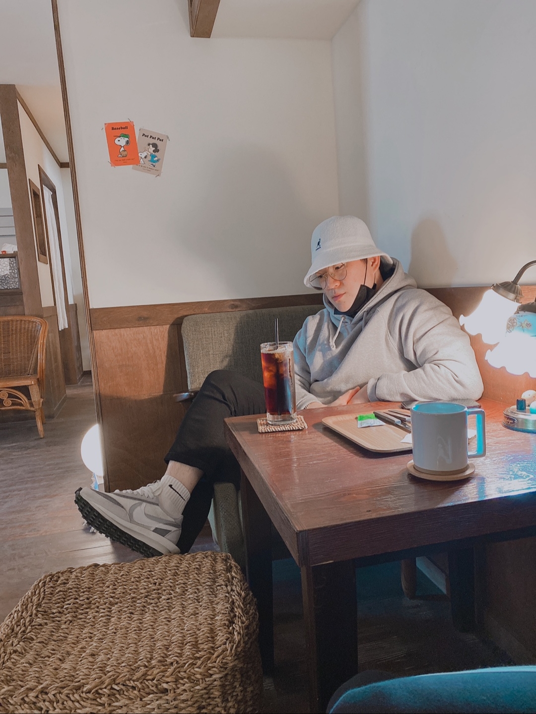 Nike x Sacai LDWaffle Summit White 착용 스타일