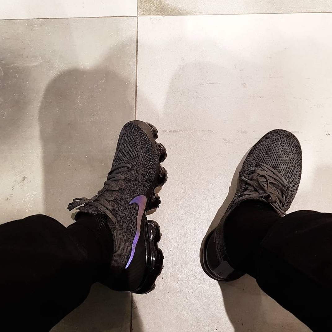 (W) Nike Air VaporMax Midnight Fog 착용 스타일