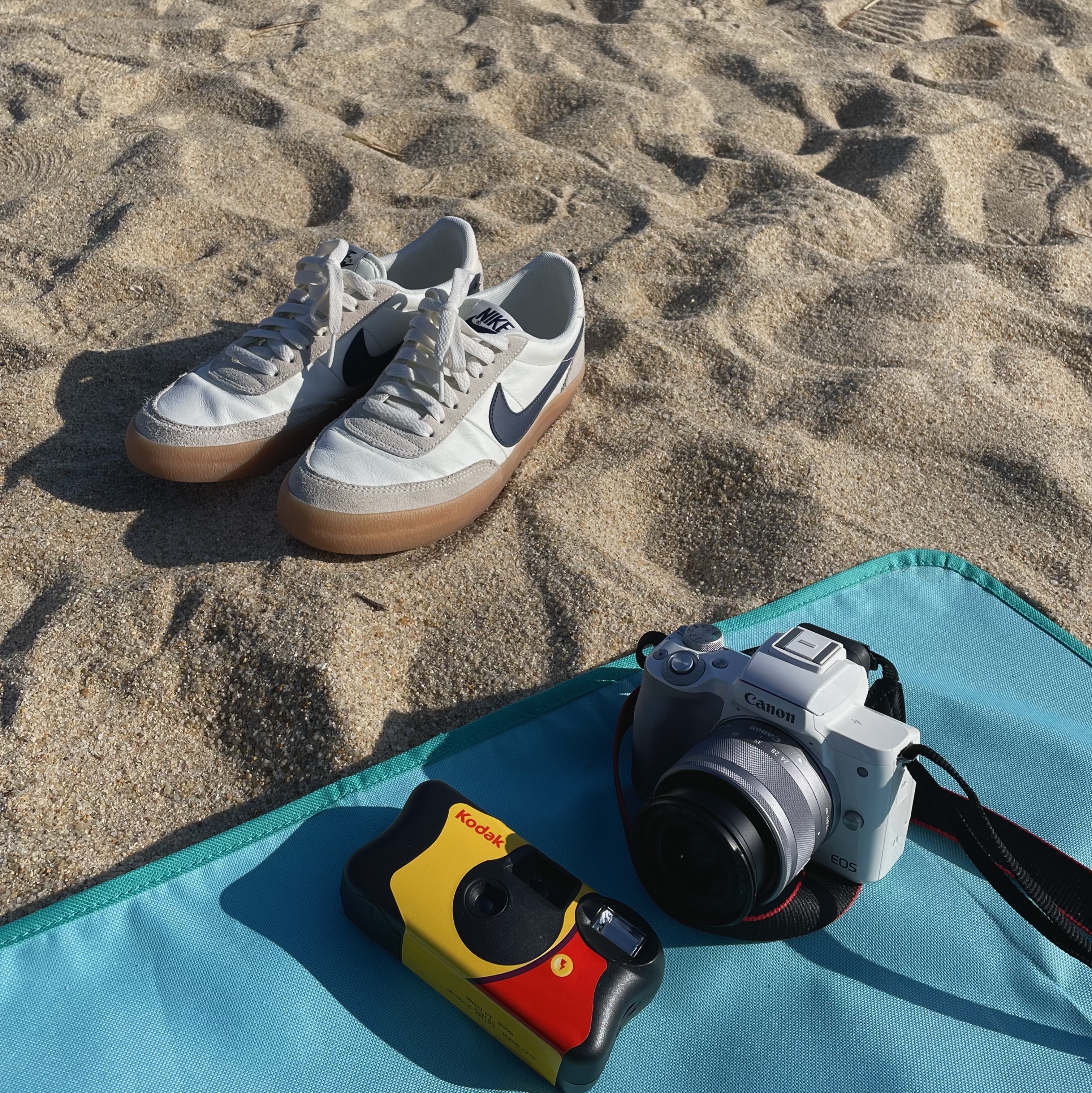 Nike x J.Crew Killshot 2 Sail Midnight Navy 착용 스타일