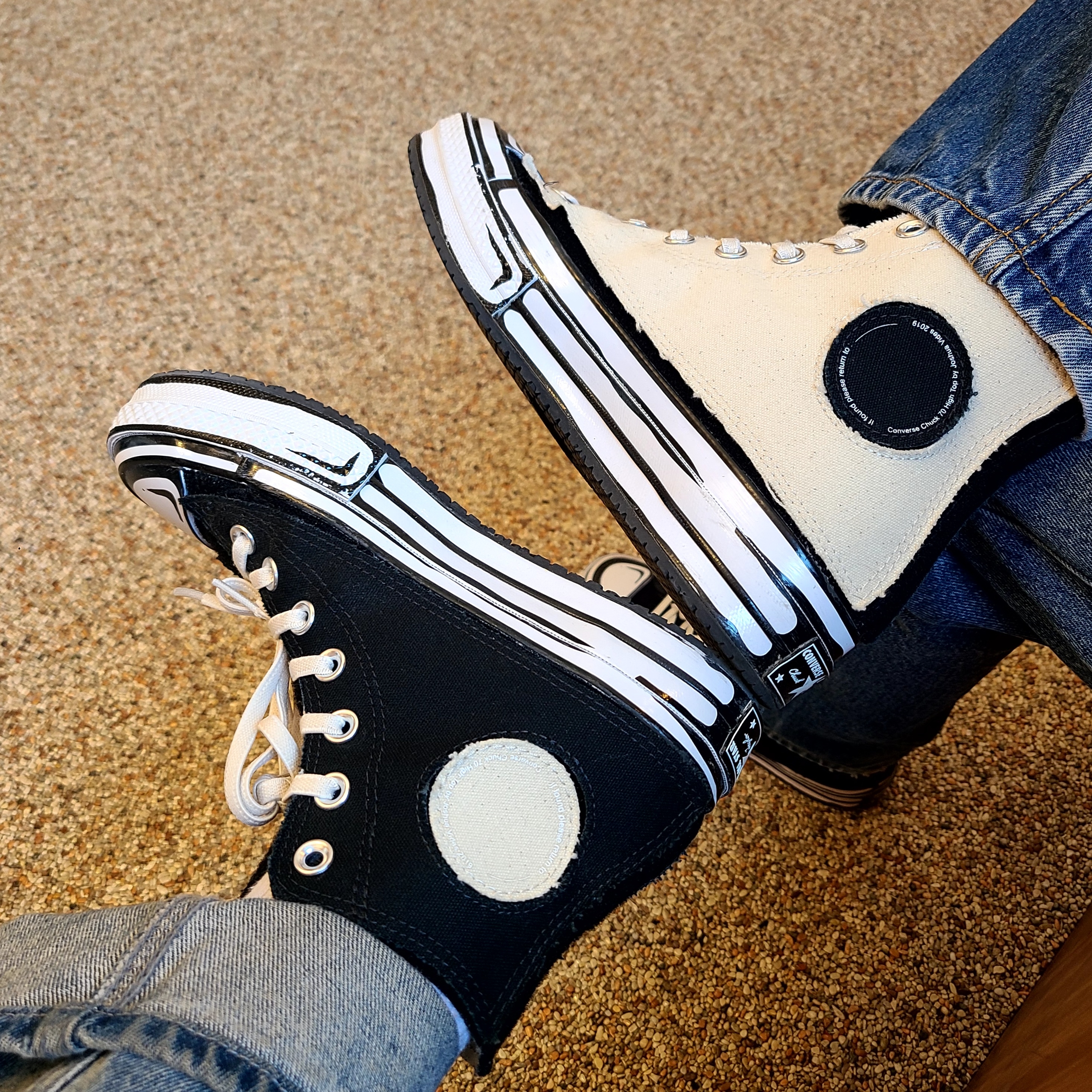 Converse x Joshua Vides Chuck 70s Hi Black 착용 스타일
