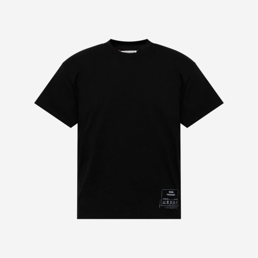 메종 마르지엘라 아이콘 프린트 티셔츠 블랙