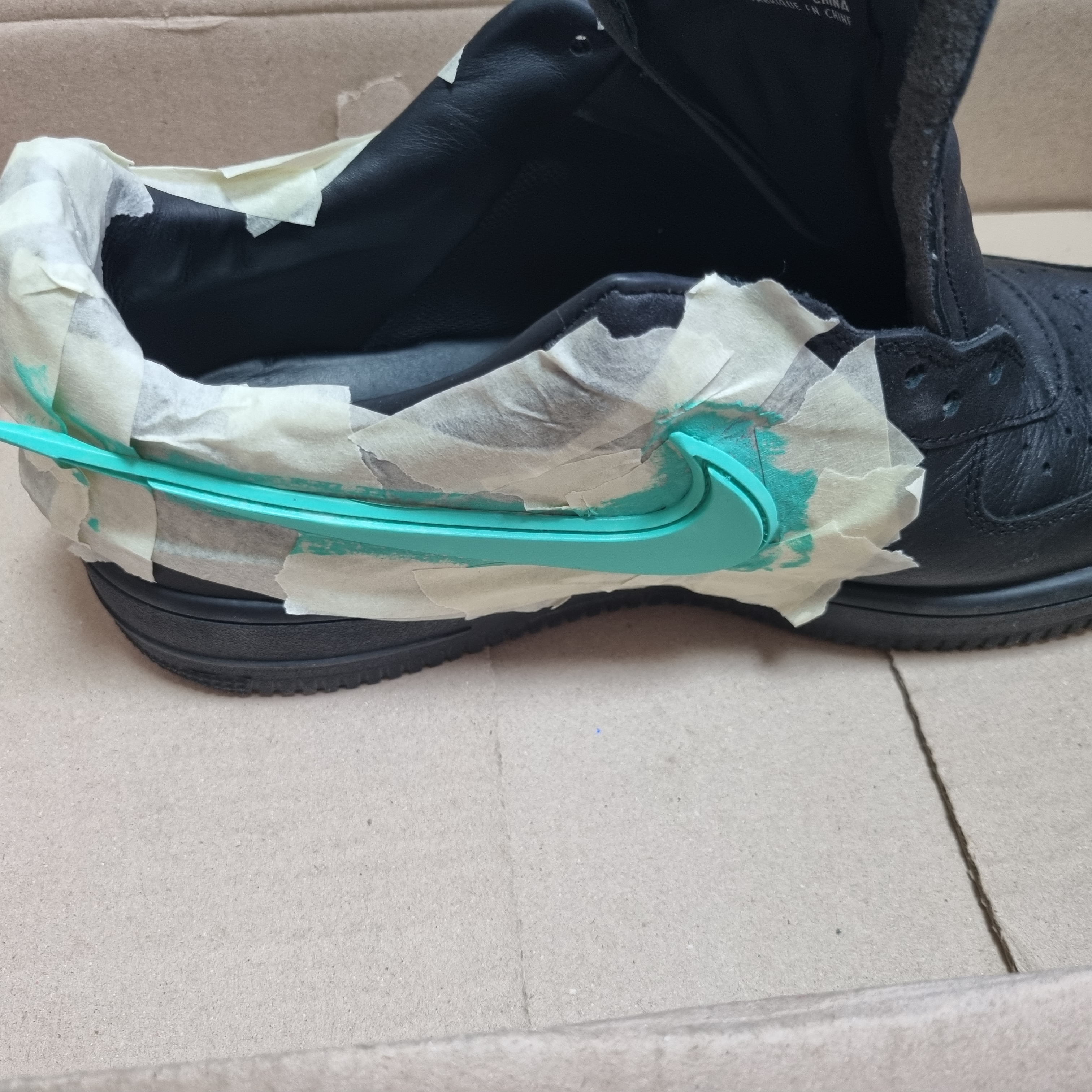 Nike x Ambush Air Force 1 Low SP Black 착용 스타일 - 2