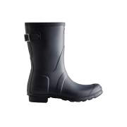 (W) Hunter Original Back Adjustable Short Wellington Boots Navy
