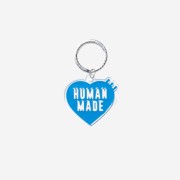 Human Made Acrylic Heart Keyring Blue