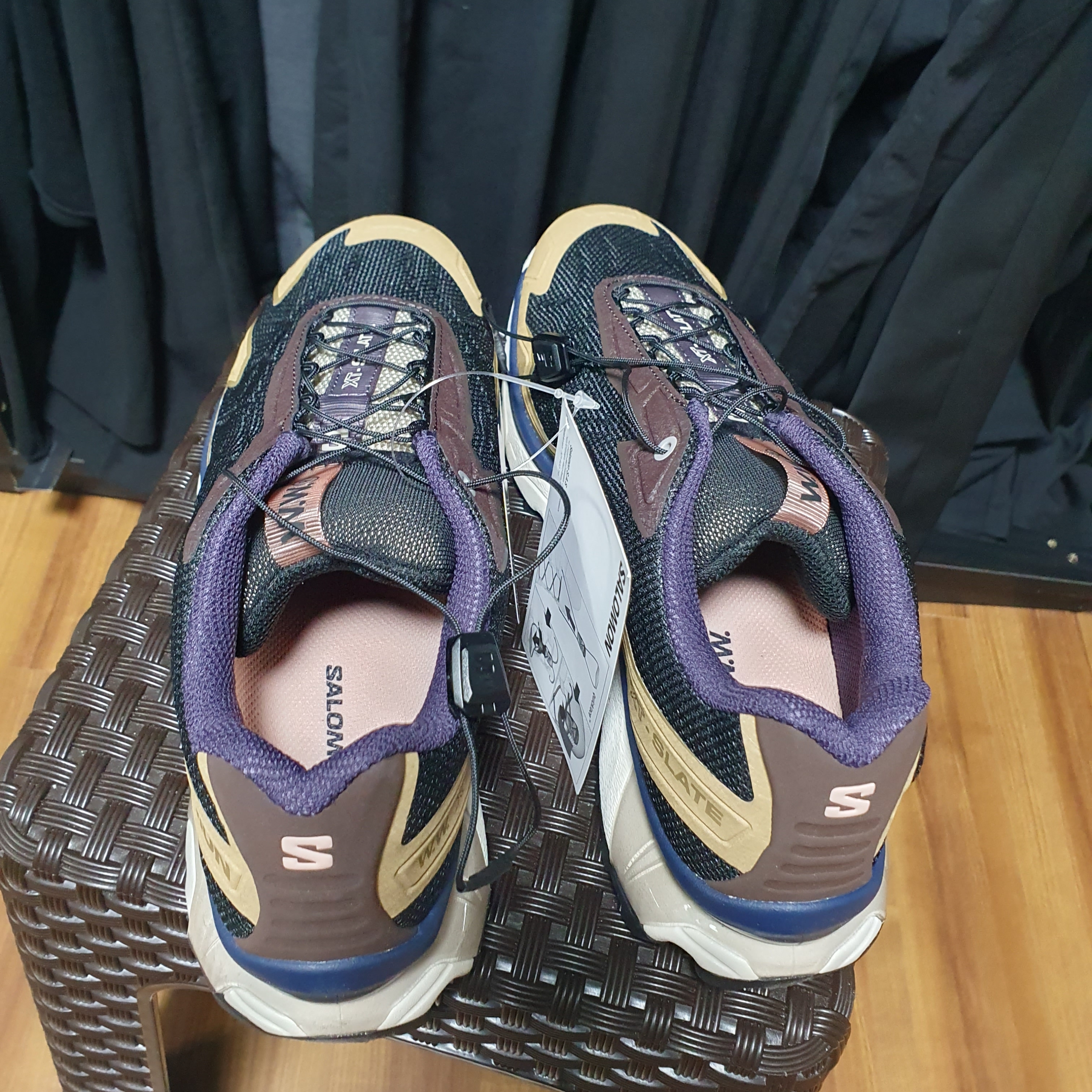 Salomon x Wood Wood XT-Slate Black Kelp 착용 스타일 - 2