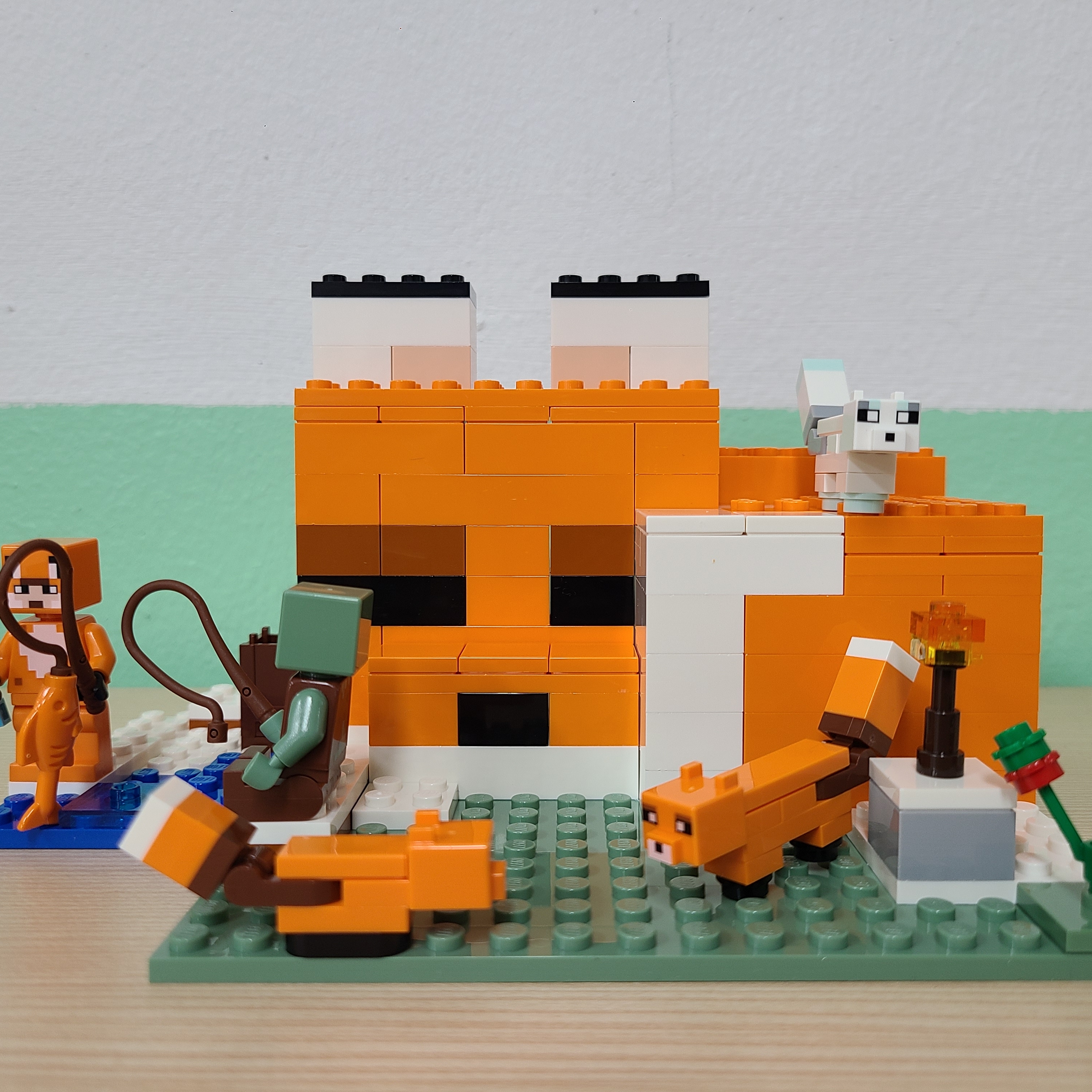 Lego Minecraft The Fox Lodge 착용 스타일 - 2