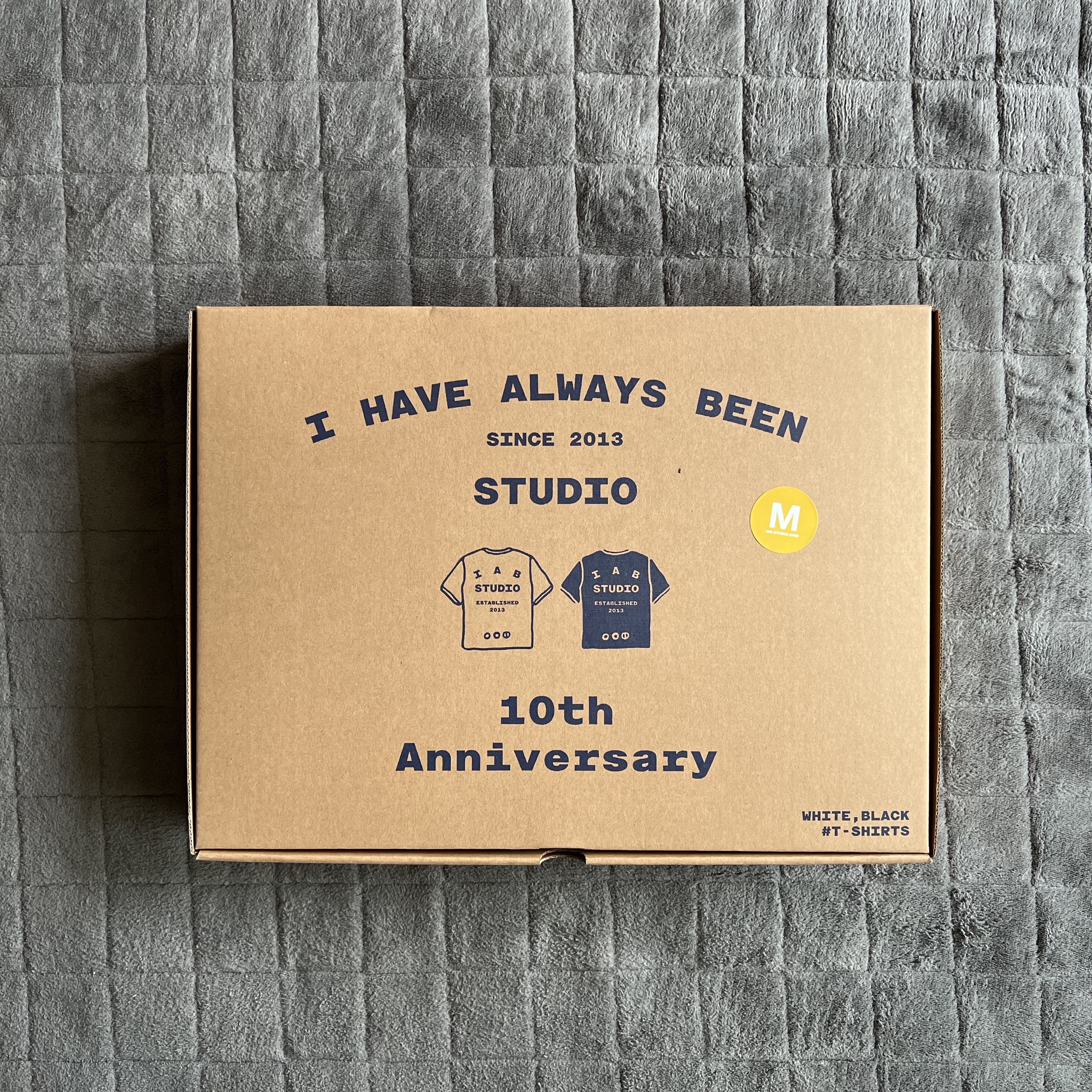IAB Studio 10th Anniversary T-Shirts Pack White & Black (2 Pack) 착용 스타일