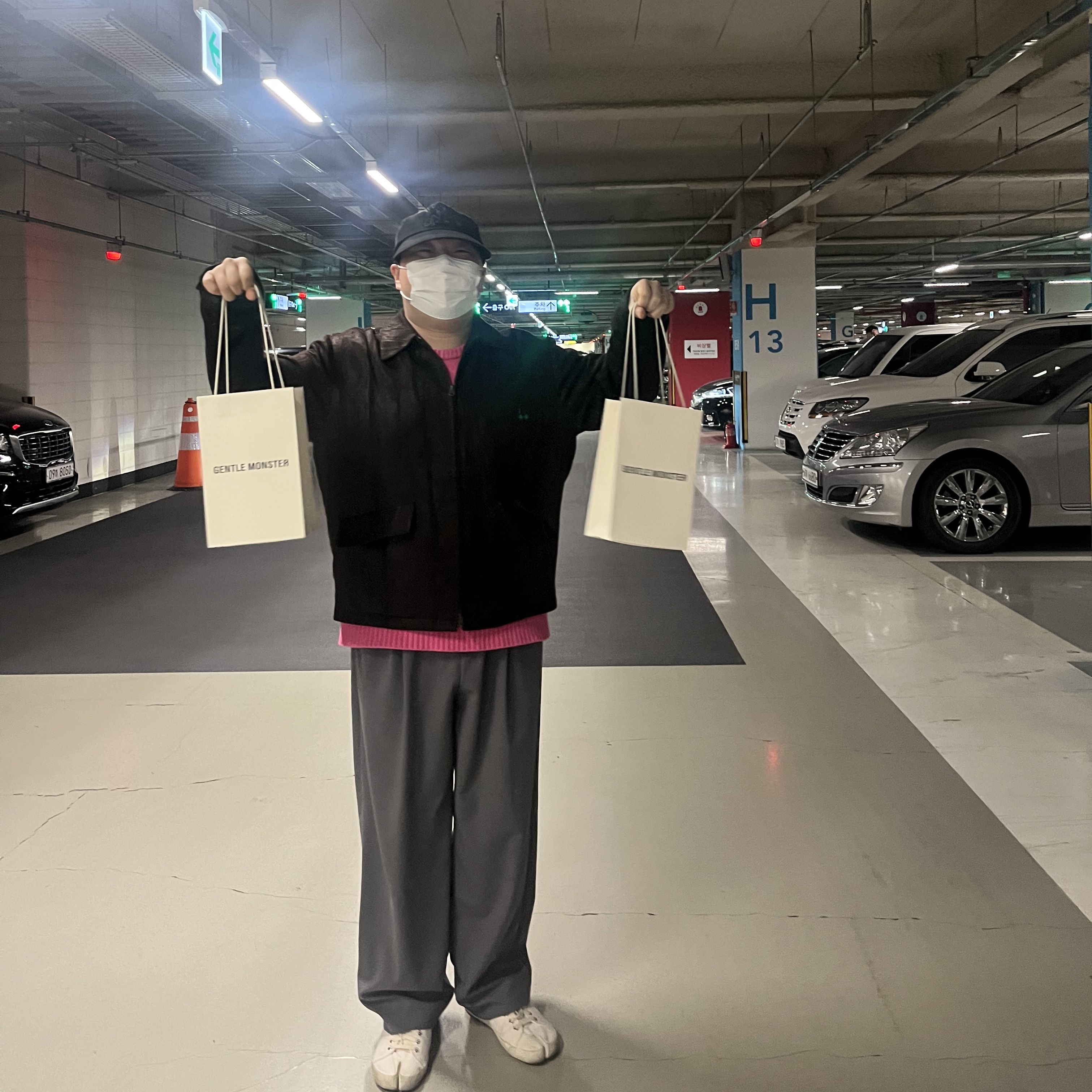 Maison Margiela Tabi Low White 착용 스타일