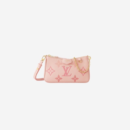 Louis Vuitton Easy Pouch On Strap Monogram Empreinte Gradient Pink