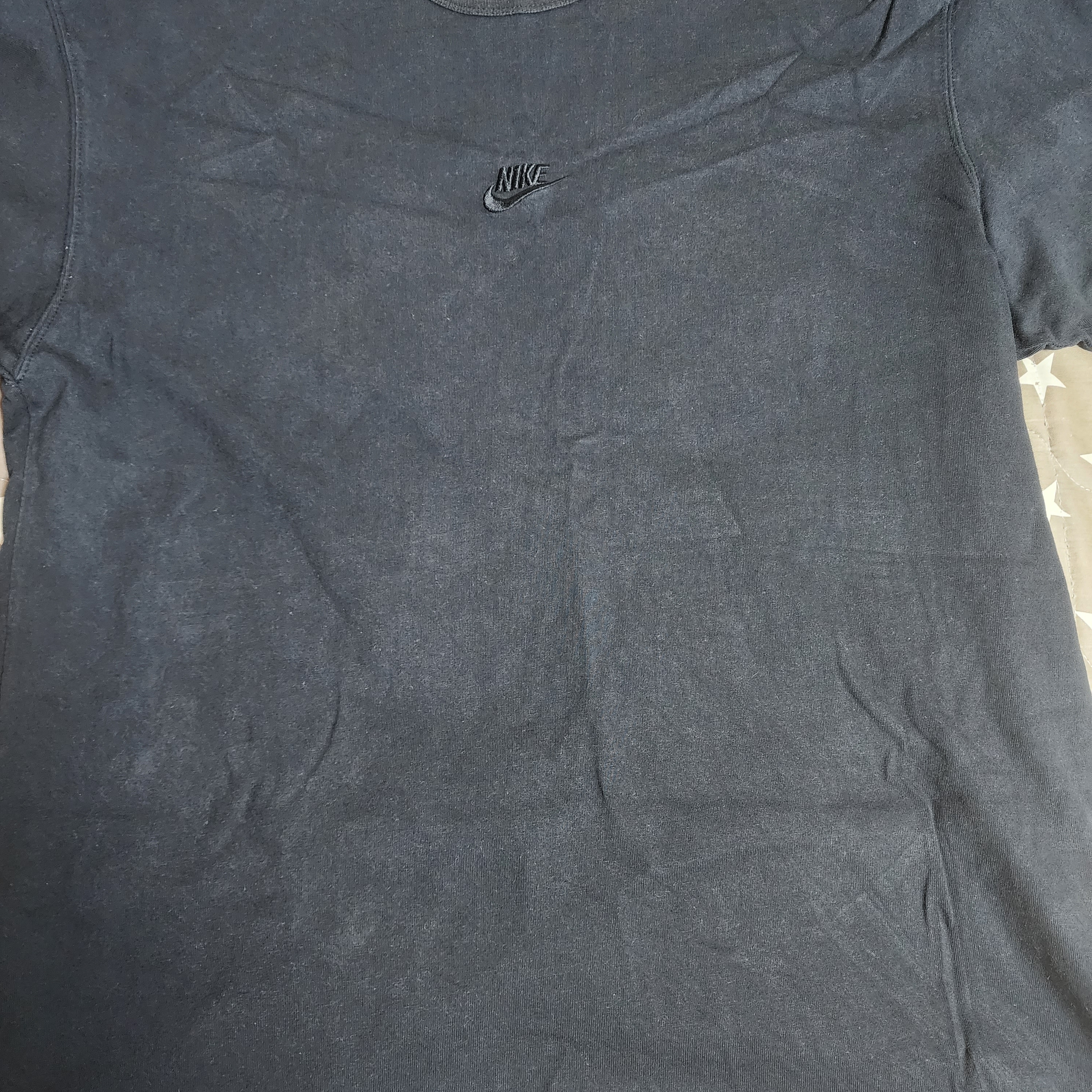 Nike NSW Premium Essential T-Shirt Black - Asia 착용 스타일 - 1