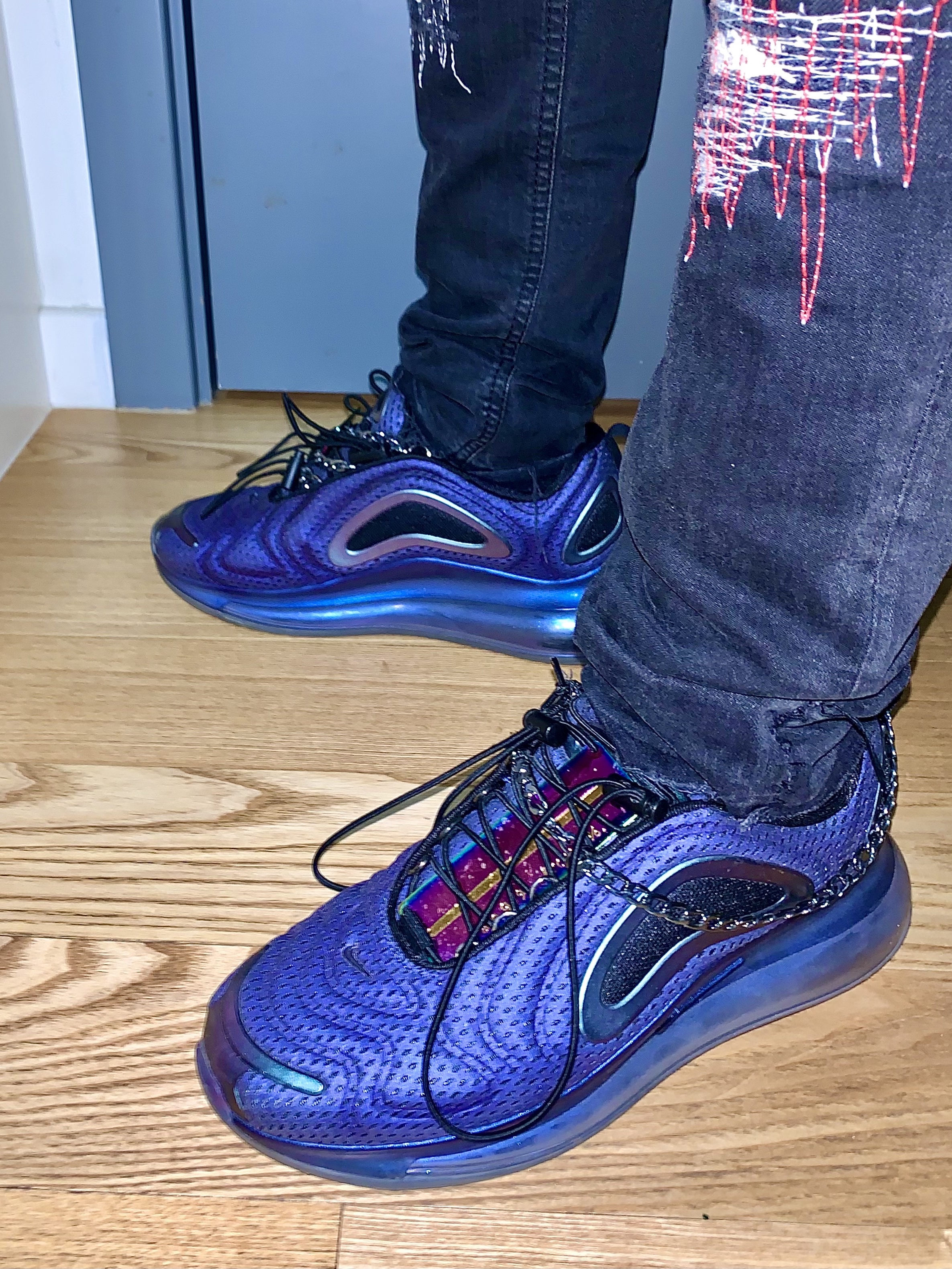 Nike Air Max 720 Northern Lights Night 착용 스타일 - 2