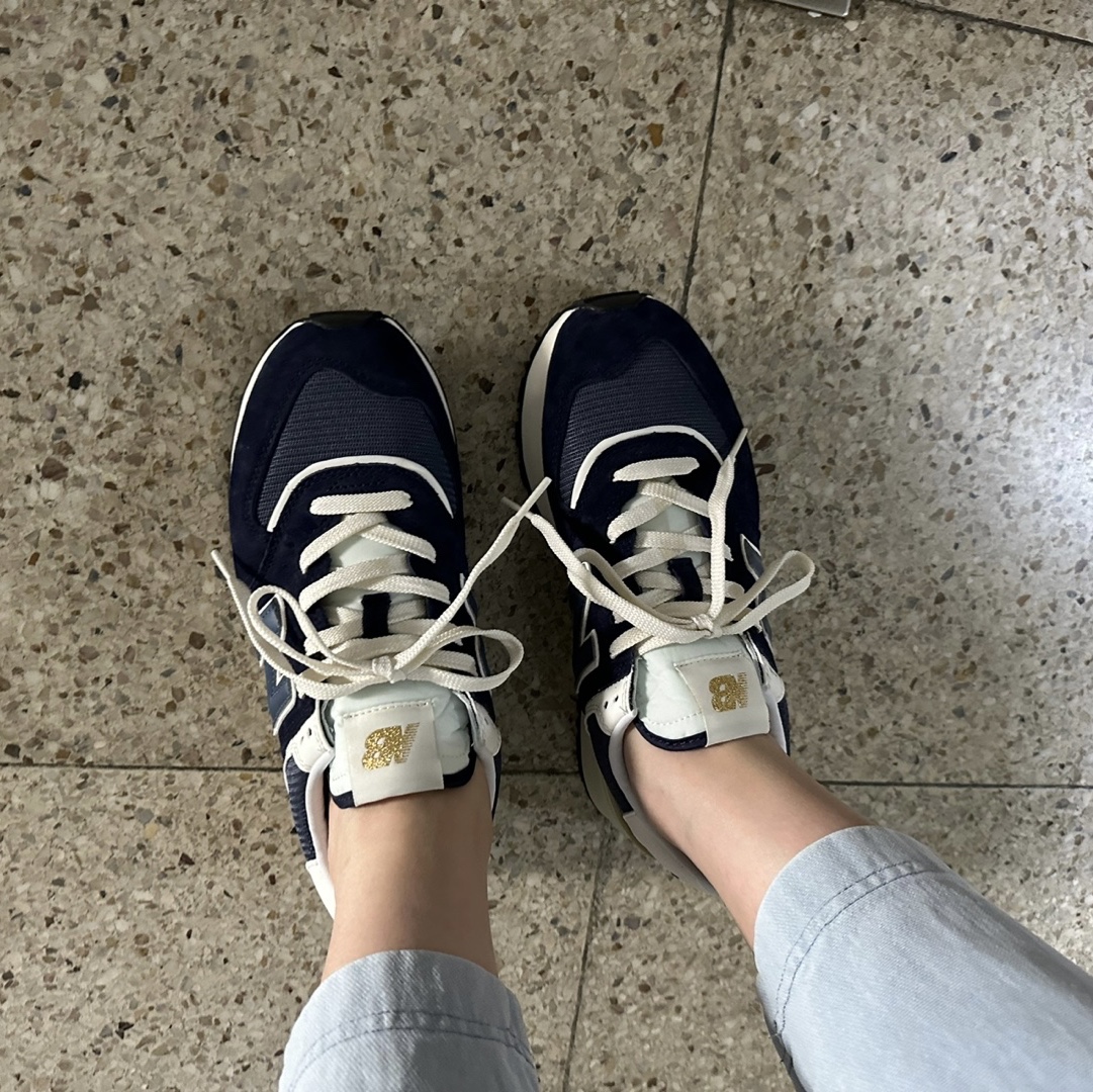 New Balance 574 Legacy Navy 착용 스타일