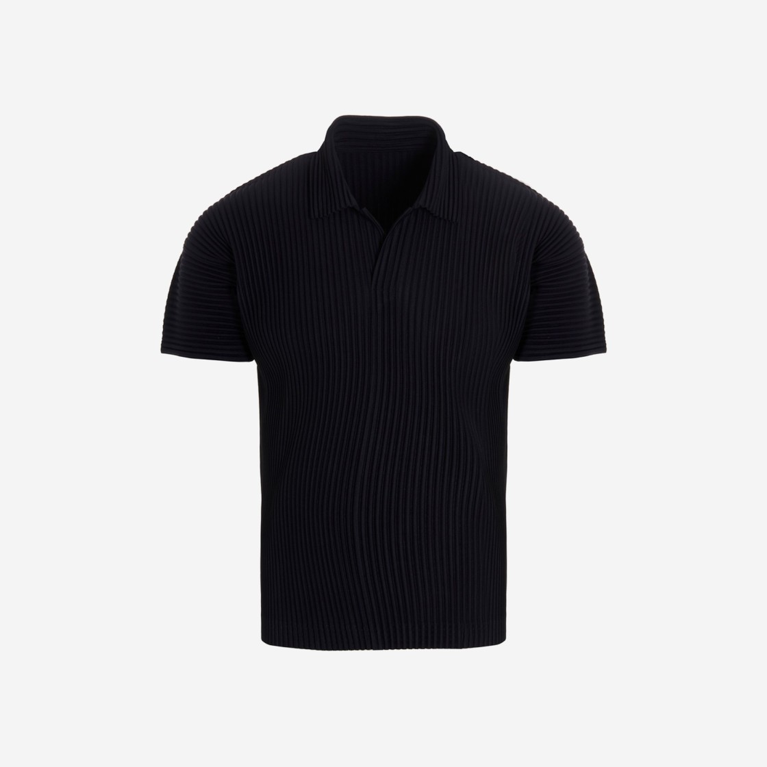 Homme Plisse Issey Miyake Basics Polo Navy 상세 이미지 2