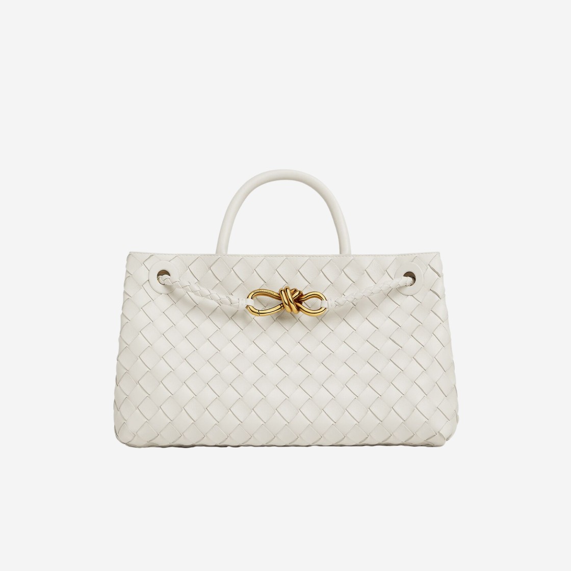 Bottega Veneta Small East West Andiamo White 상세 이미지 1